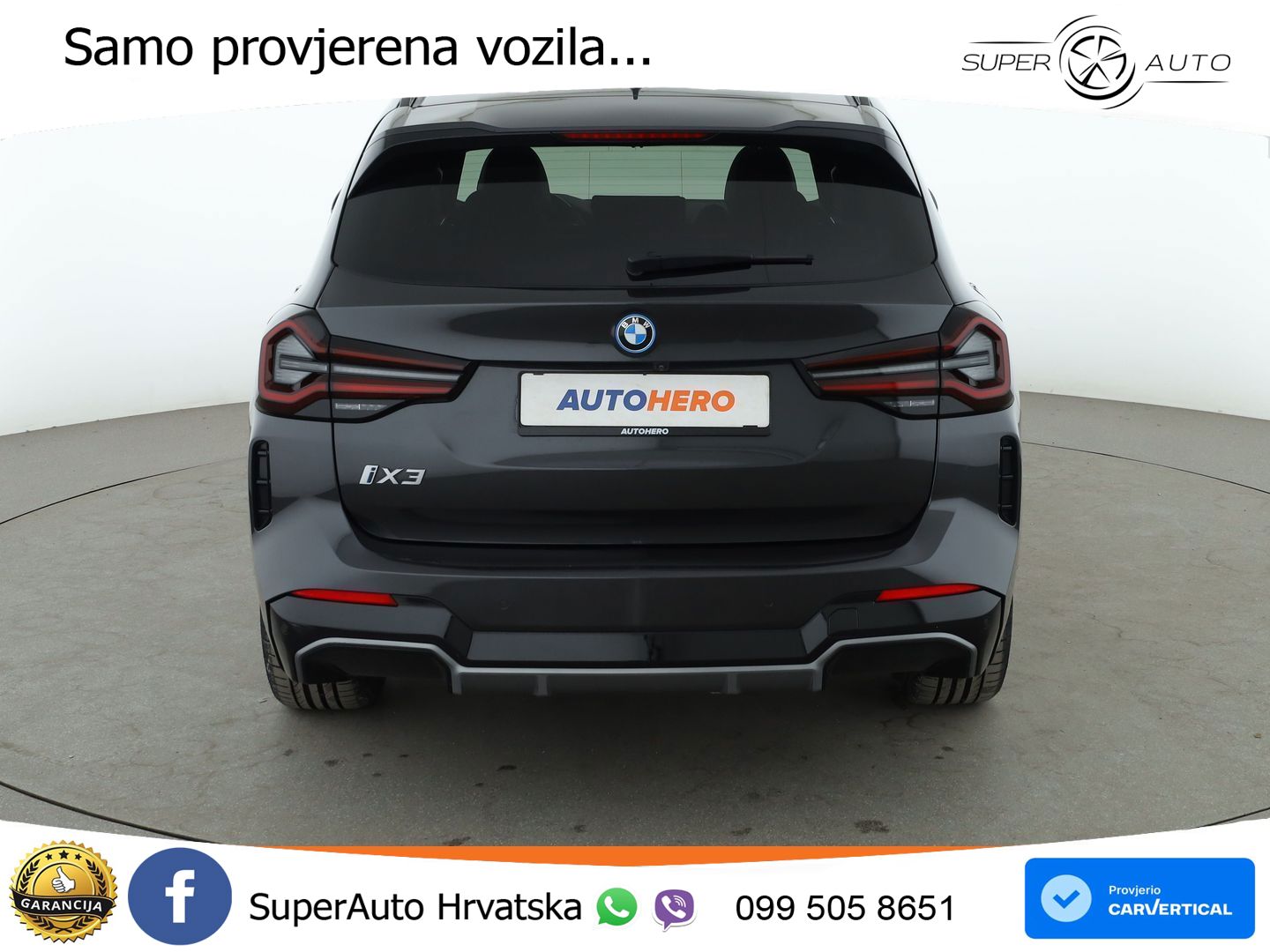 BMW iX3 80 kWh (286 KS) LED+GR SJED+ACC
