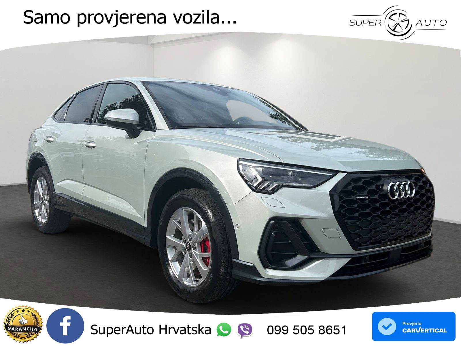 Audi Q3 Sportback 40 TFSI (190 KS) quattro S tronic MATRIX+GR SJED+KAM