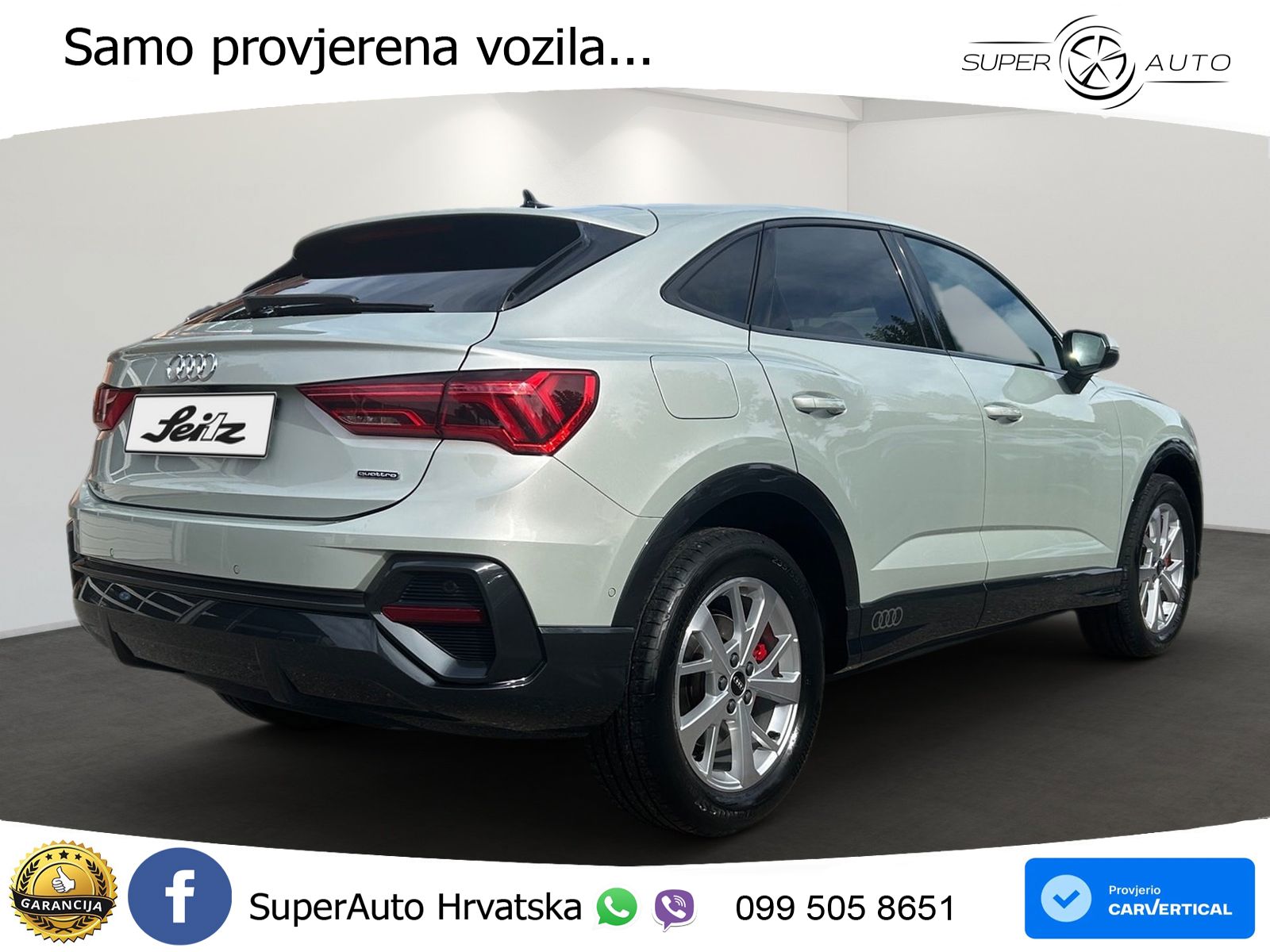 Audi Q3 Sportback 40 TFSI (190 KS) quattro S tronic MATRIX+GR SJED+KAM