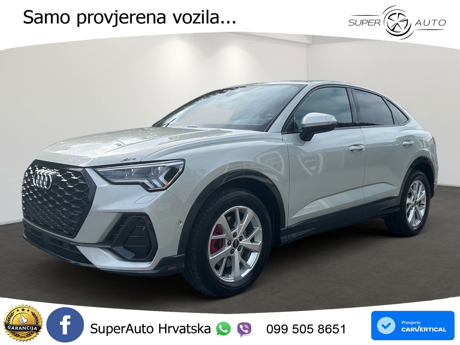 Audi Q3 Sportback 40 TFSI (190 KS) quattro S tronic MATRIX+GR SJED+KAM