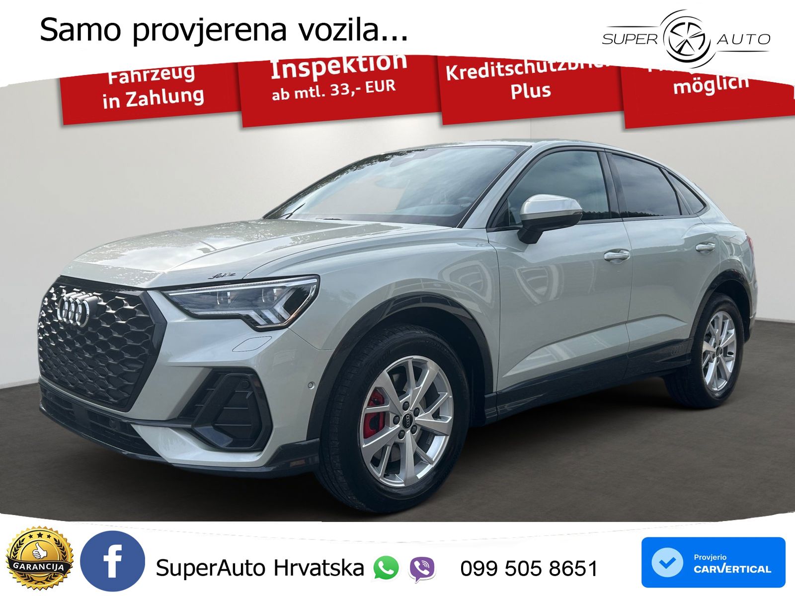 Audi Q3 Sportback 40 TFSI (190 KS) quattro S tronic MATRIX+GR SJED+KAM