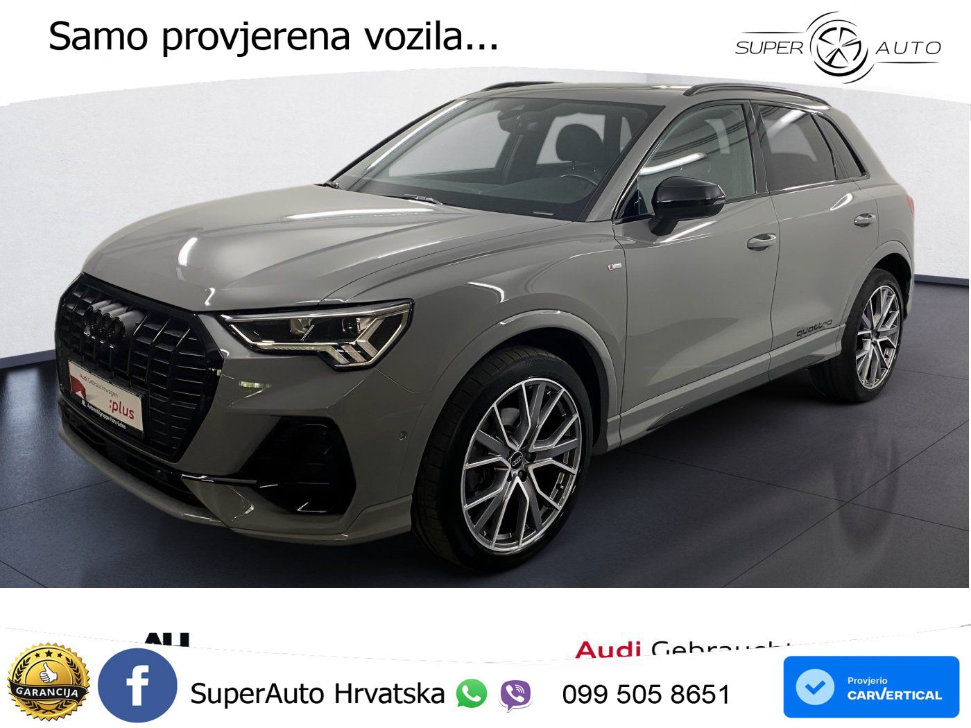 Audi Q3 35 TDI (150 KS) quattro S tronic S line LED+GR SJED+ACC