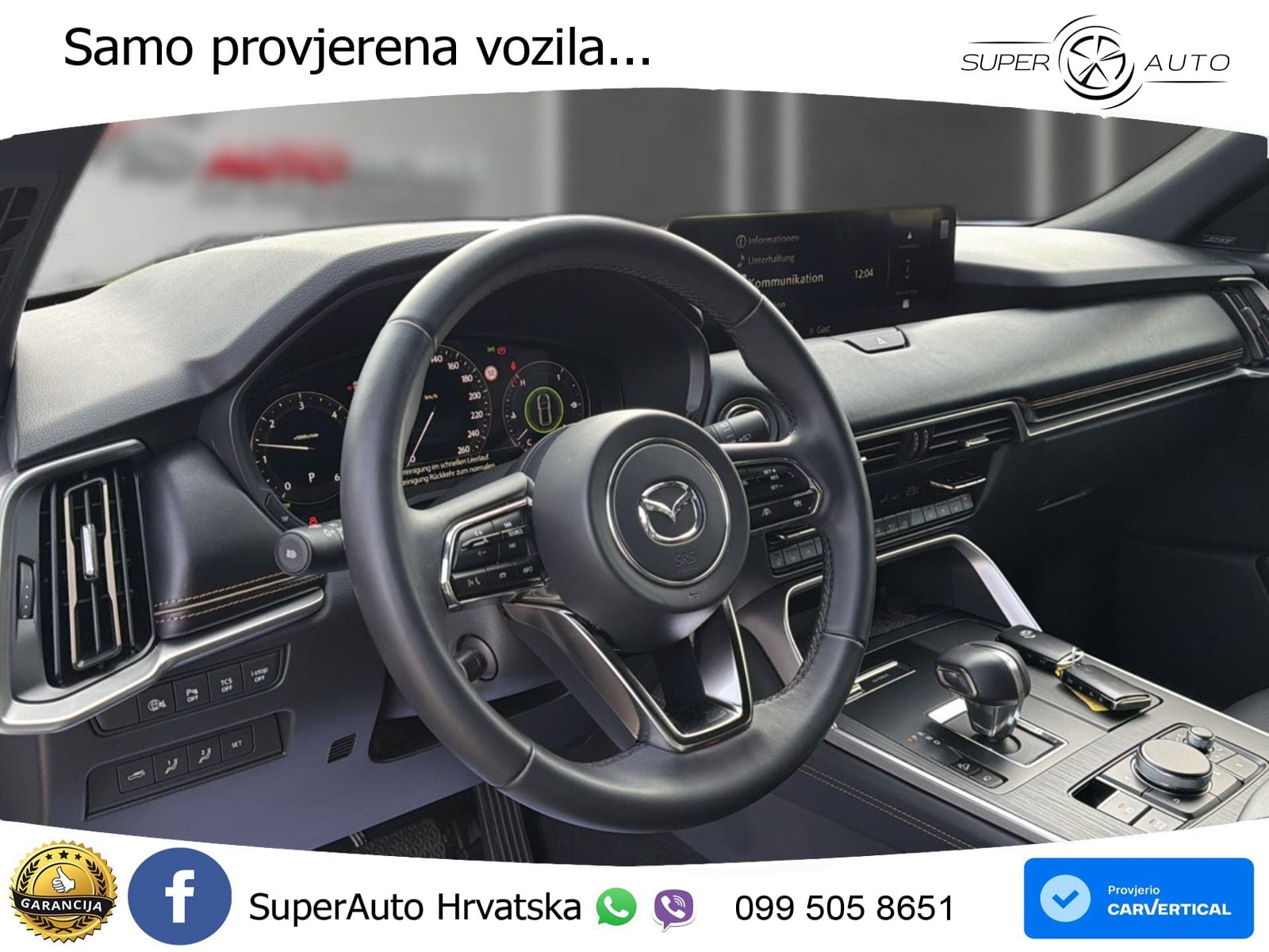 Mazda CX-60 3.3 e-Skyactiv D (254 KS) AWD Automatic MATRIX+GR SJED+KAM