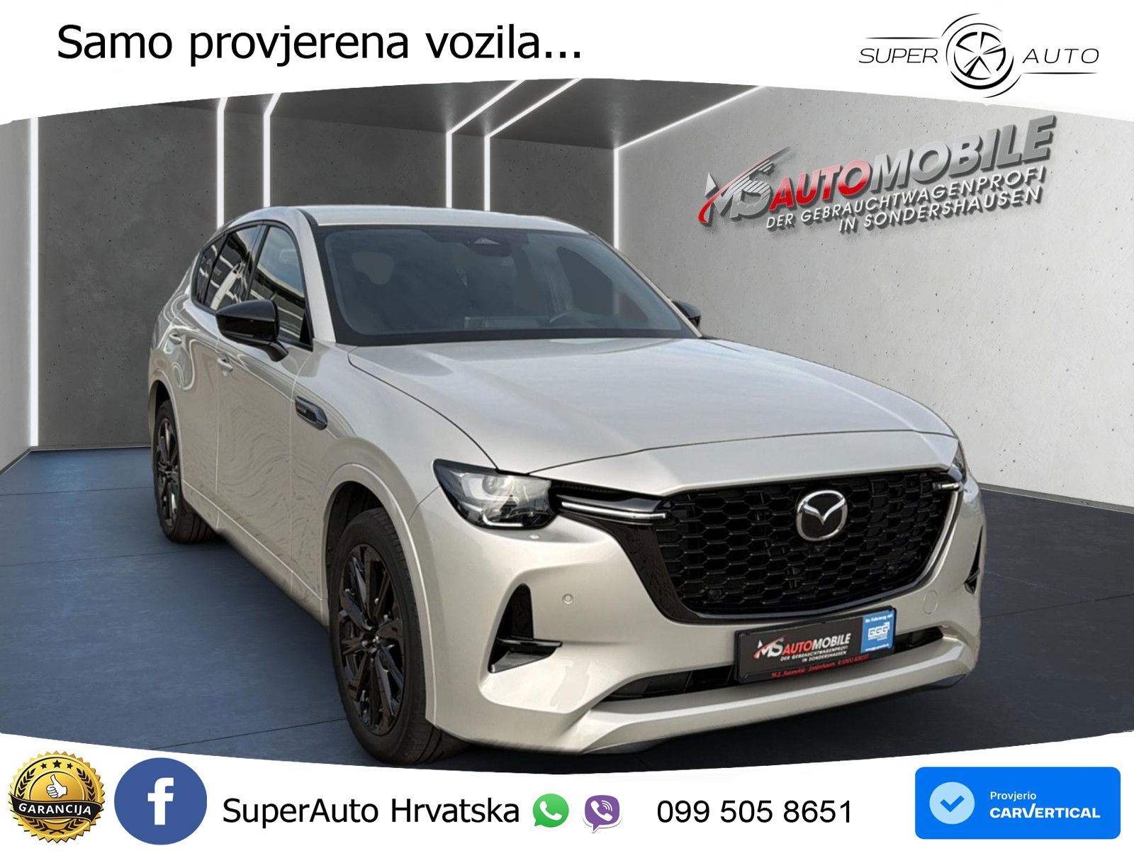 Mazda CX-60 3.3 e-Skyactiv D (254 KS) AWD Automatic MATRIX+GR SJED+KAM