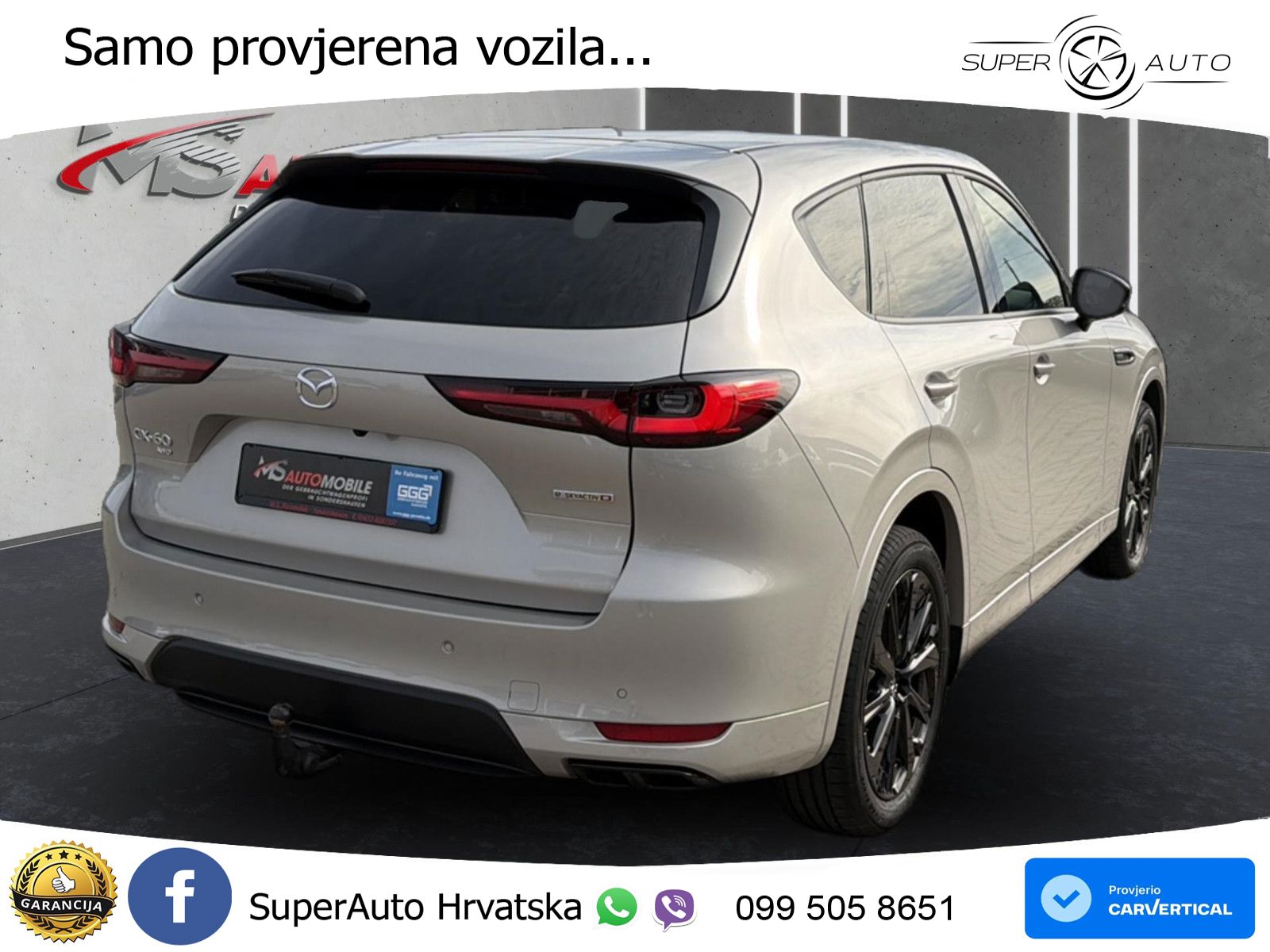 Mazda CX-60 3.3 e-Skyactiv D (254 KS) AWD Automatic MATRIX+GR SJED+KAM