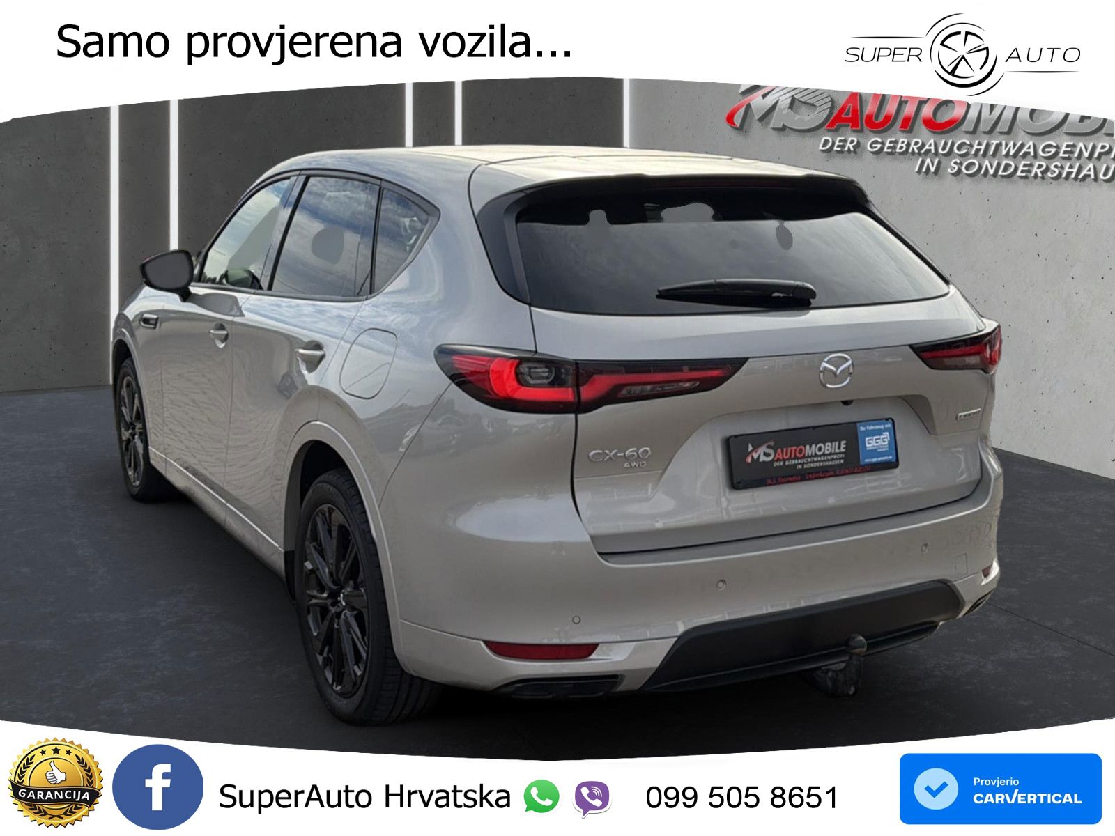 Mazda CX-60 3.3 e-Skyactiv D (254 KS) AWD Automatic MATRIX+GR SJED+KAM