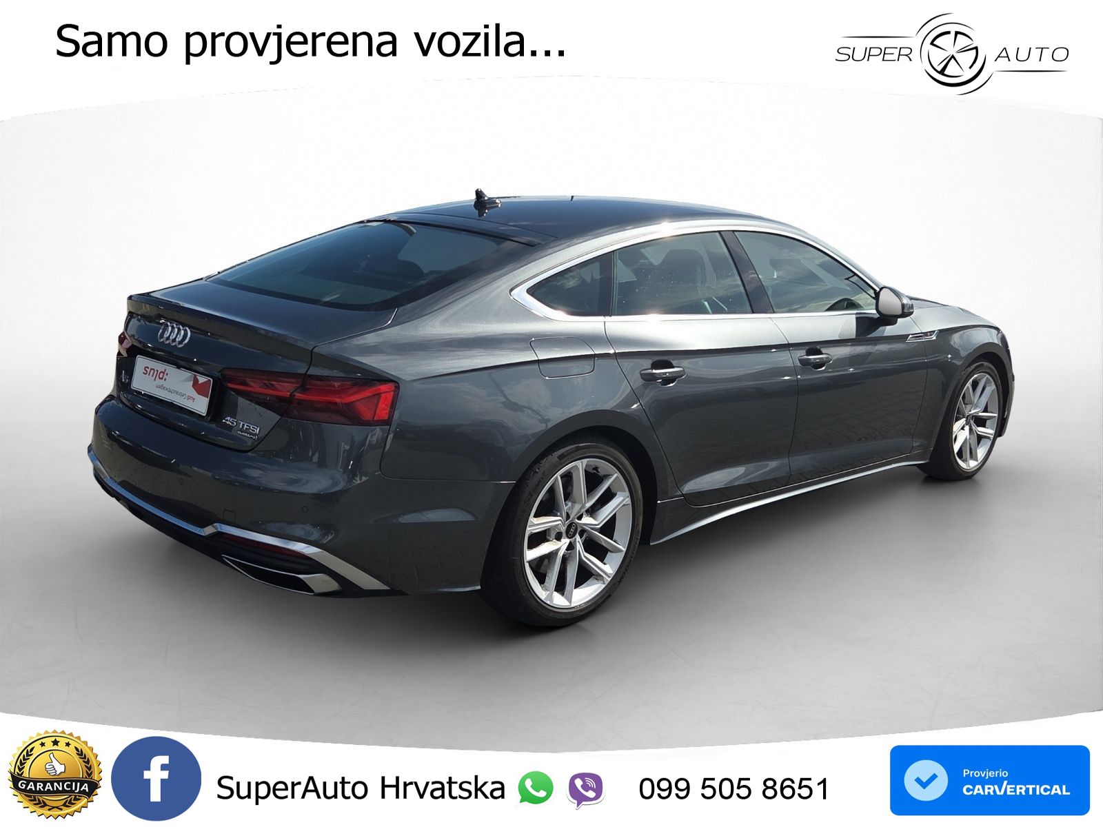Audi A5 Sportback 45 TFSI (265 KS) quattro S tronic S line