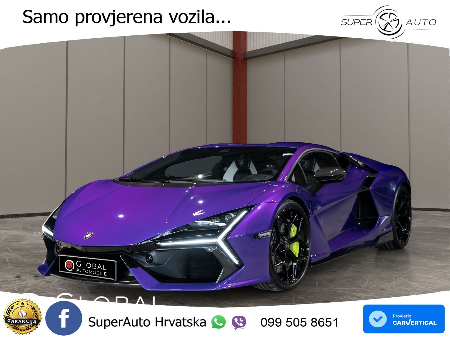 Lamborghini Revuelto 6.5 V12 (1015 KS) 4WD DCT LED+GR SJED+ACC