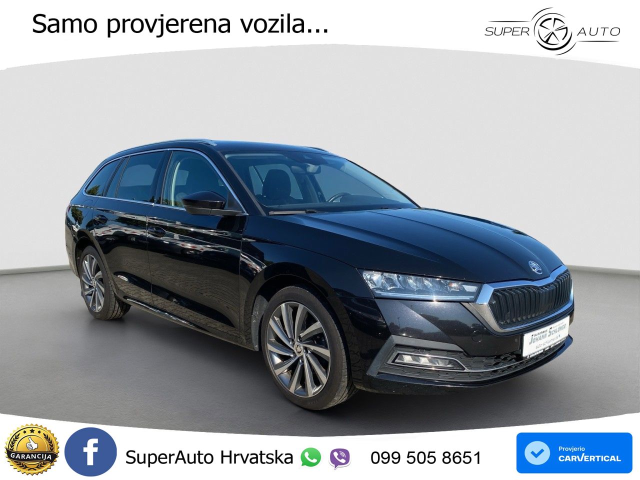 Škoda Octavia Combi 2.0 TDI (150 KS) DSG LED+GR SJED+ACC