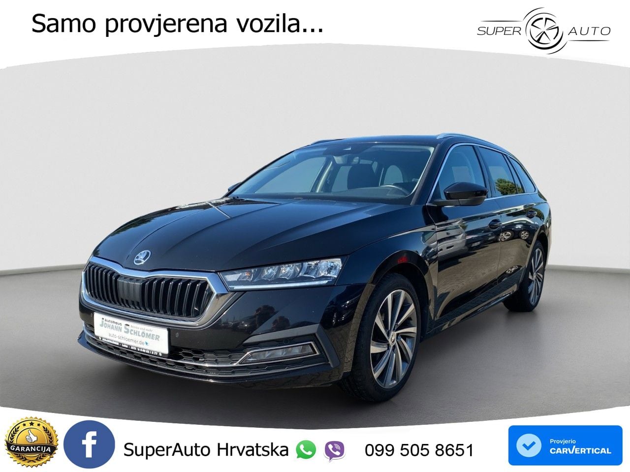 Škoda Octavia Combi 2.0 TDI (150 KS) DSG LED+GR SJED+ACC