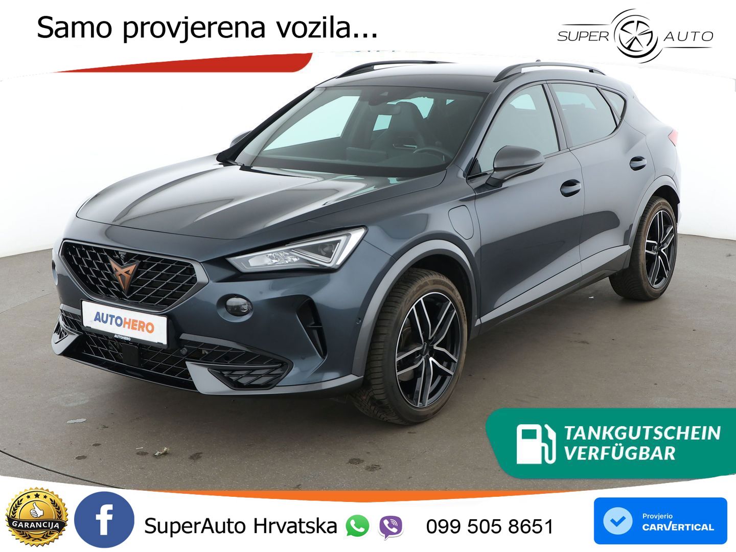 Cupra Formentor 1.4 TSI (204 KS) e-Hybrid DSG LED+GR SJED+ACC