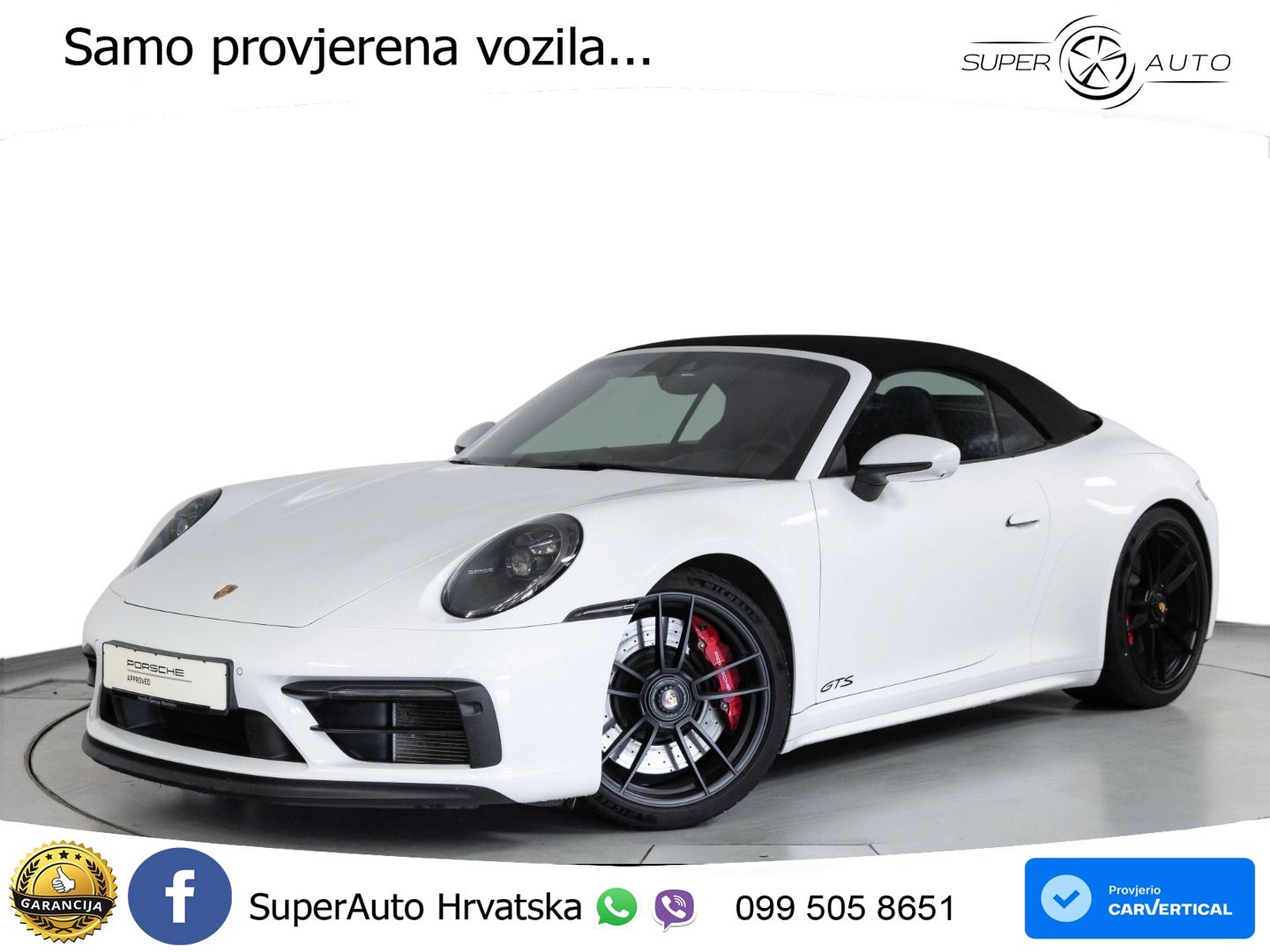 Porsche 911 Carrera GTS Cabriolet 3.0 (480 KS) PDK MATRIX+GR SJED+KAM