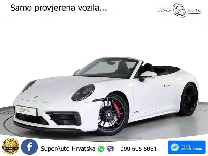 Porsche 911 Carrera GTS Cabriolet 3.0 (480 KS) PDK MATRIX+GR SJED+KAM