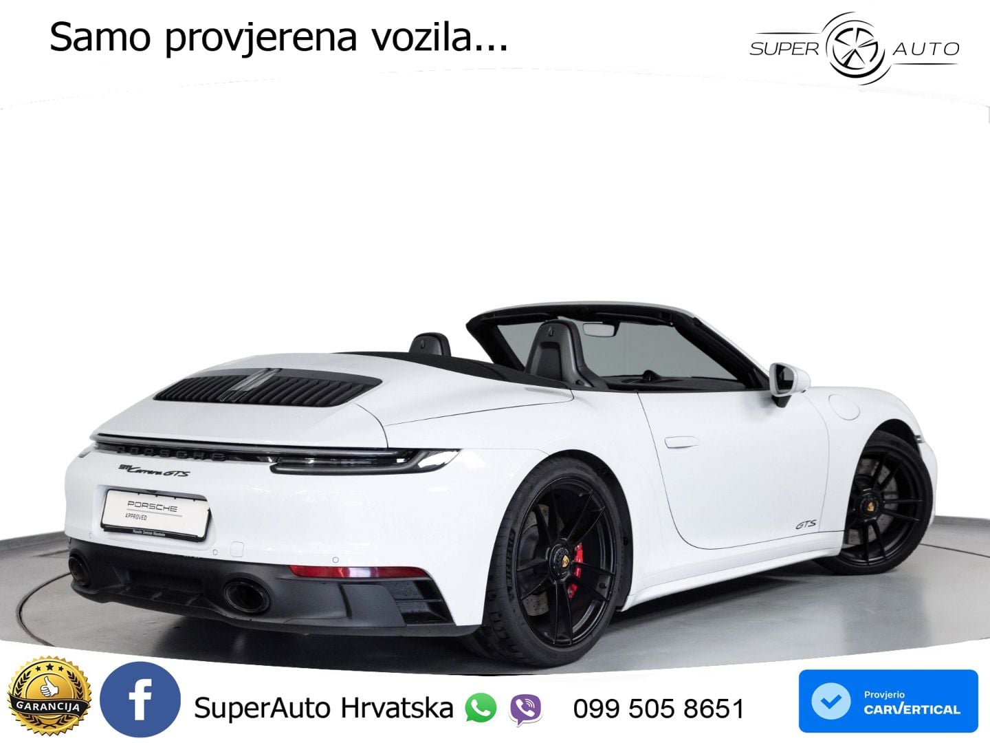Porsche 911 Carrera GTS Cabriolet 3.0 (480 KS) PDK MATRIX+GR SJED+KAM