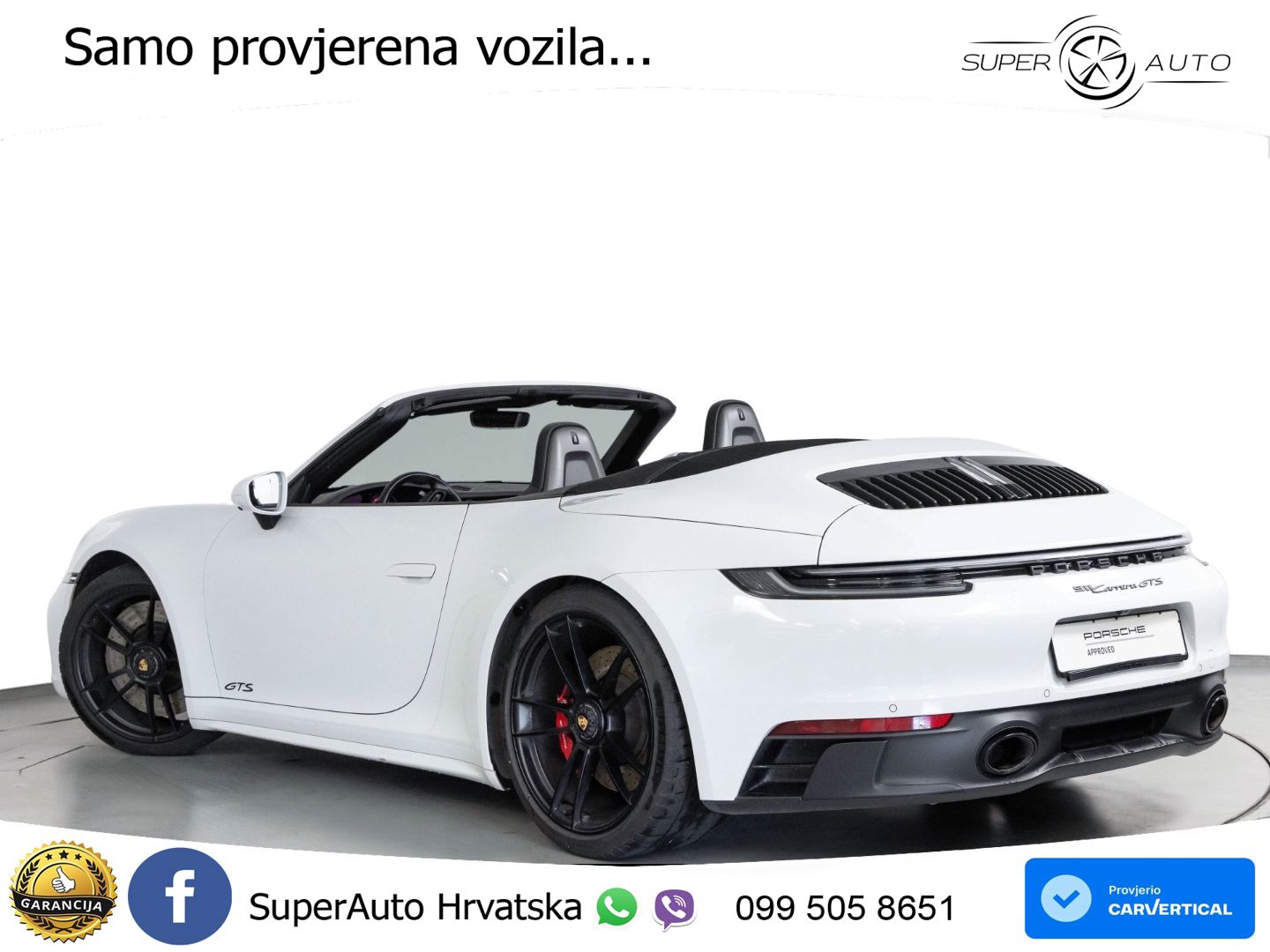 Porsche 911 Carrera GTS Cabriolet 3.0 (480 KS) PDK MATRIX+GR SJED+KAM