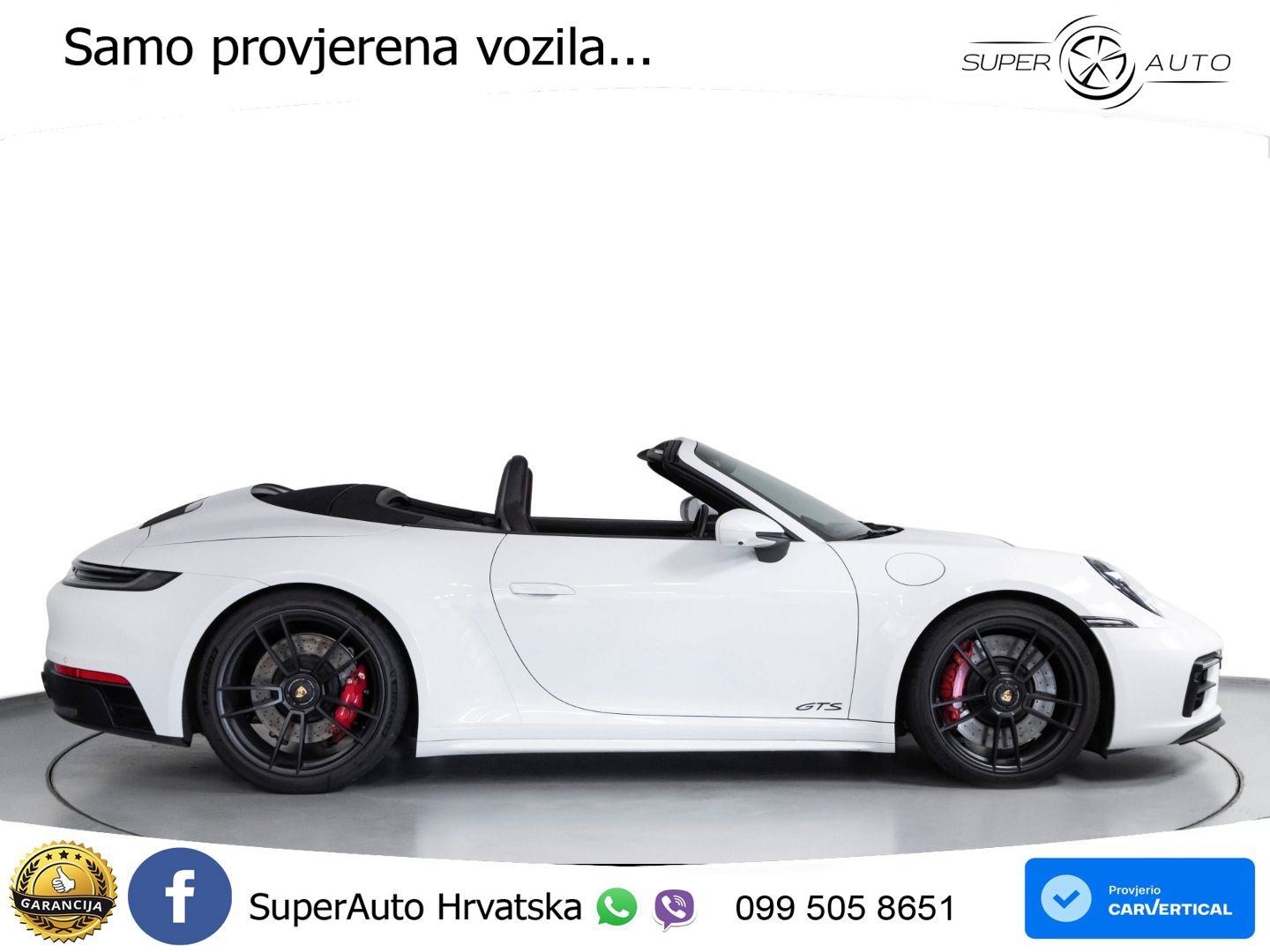 Porsche 911 Carrera GTS Cabriolet 3.0 (480 KS) PDK MATRIX+GR SJED+KAM