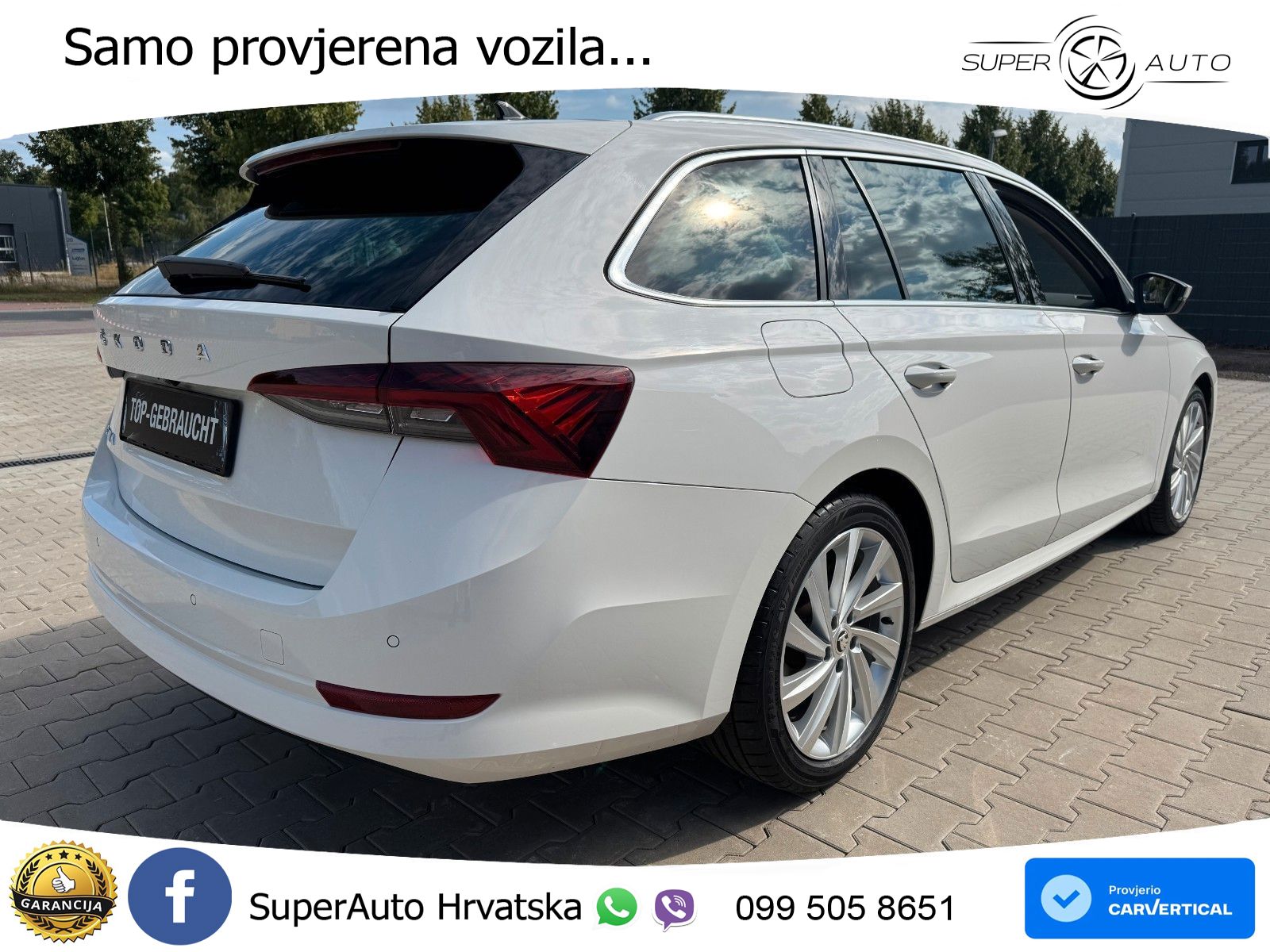 Škoda Octavia Combi 2.0 TDI (150 KS) DSG LED+GR SJED+ACC