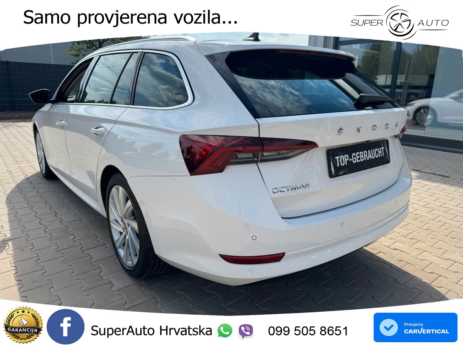 Škoda Octavia Combi 2.0 TDI (150 KS) DSG LED+GR SJED+ACC