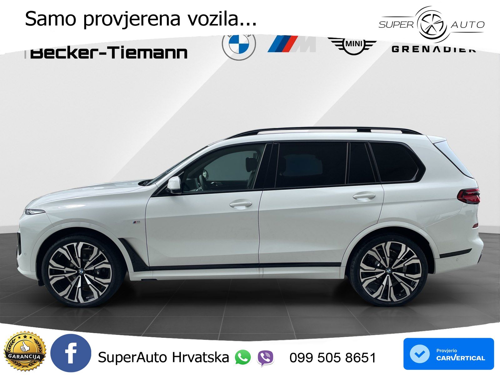 BMW X7 40d (352 KS) xDrive Steptronic ZRAČNI+ACC+GR SJED+KAM+PANO