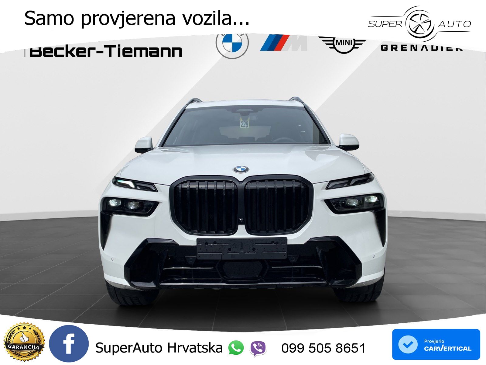 BMW X7 40d (352 KS) xDrive Steptronic ZRAČNI+ACC+GR SJED+KAM+PANO