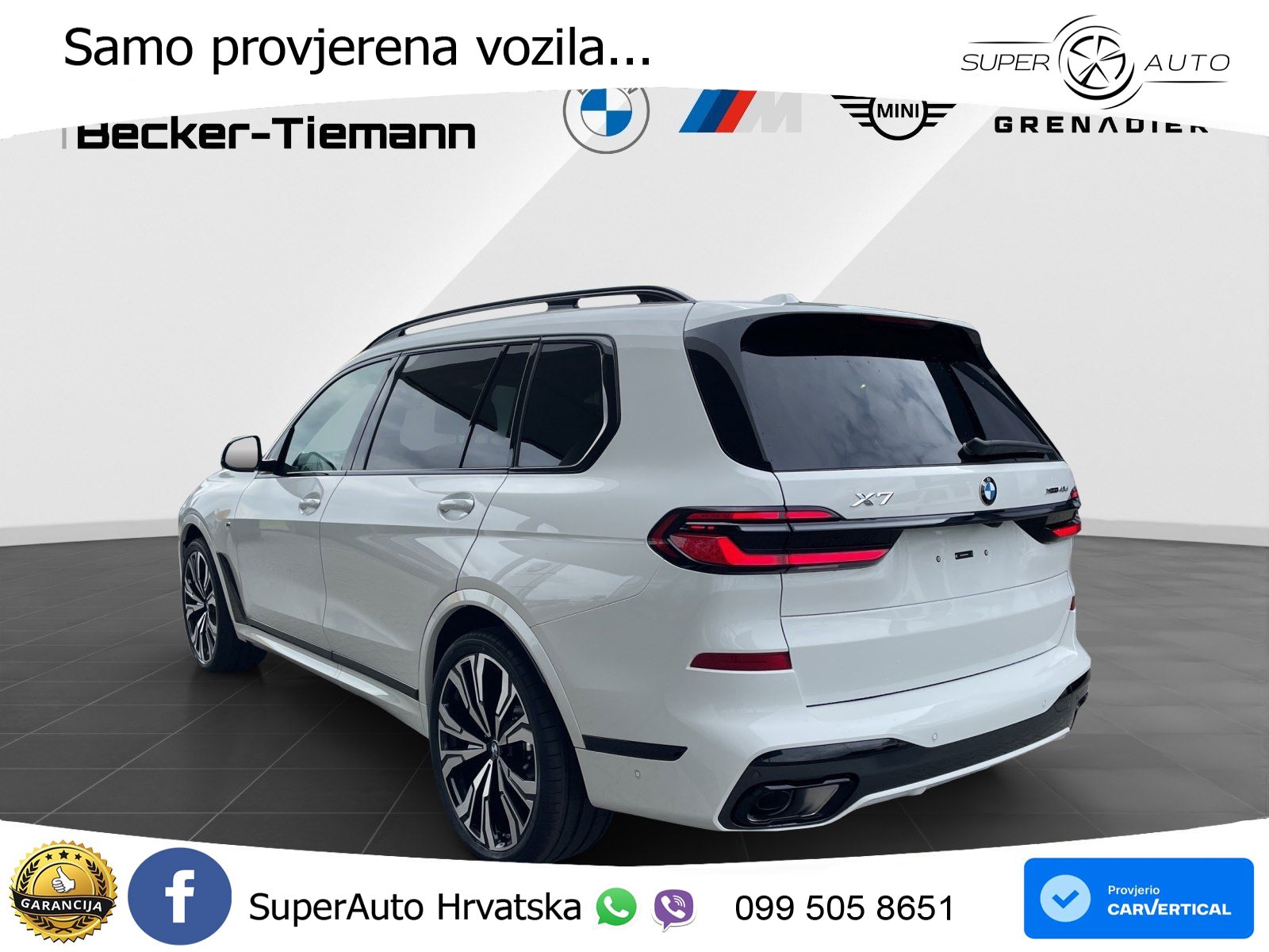 BMW X7 40d (352 KS) xDrive Steptronic ZRAČNI+ACC+GR SJED+KAM+PANO