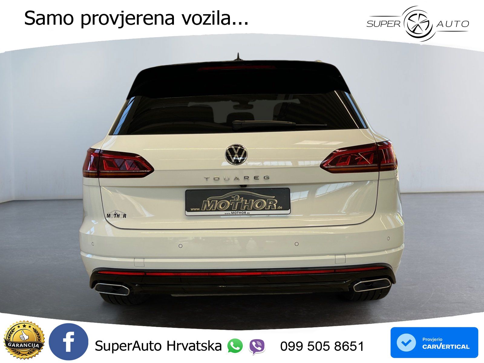Volkswagen Touareg 3.0 V6 TDI (286 KS) 4MOTION Tiptronic R-Line ZRAČNI+ACC+GR SJED+KAM