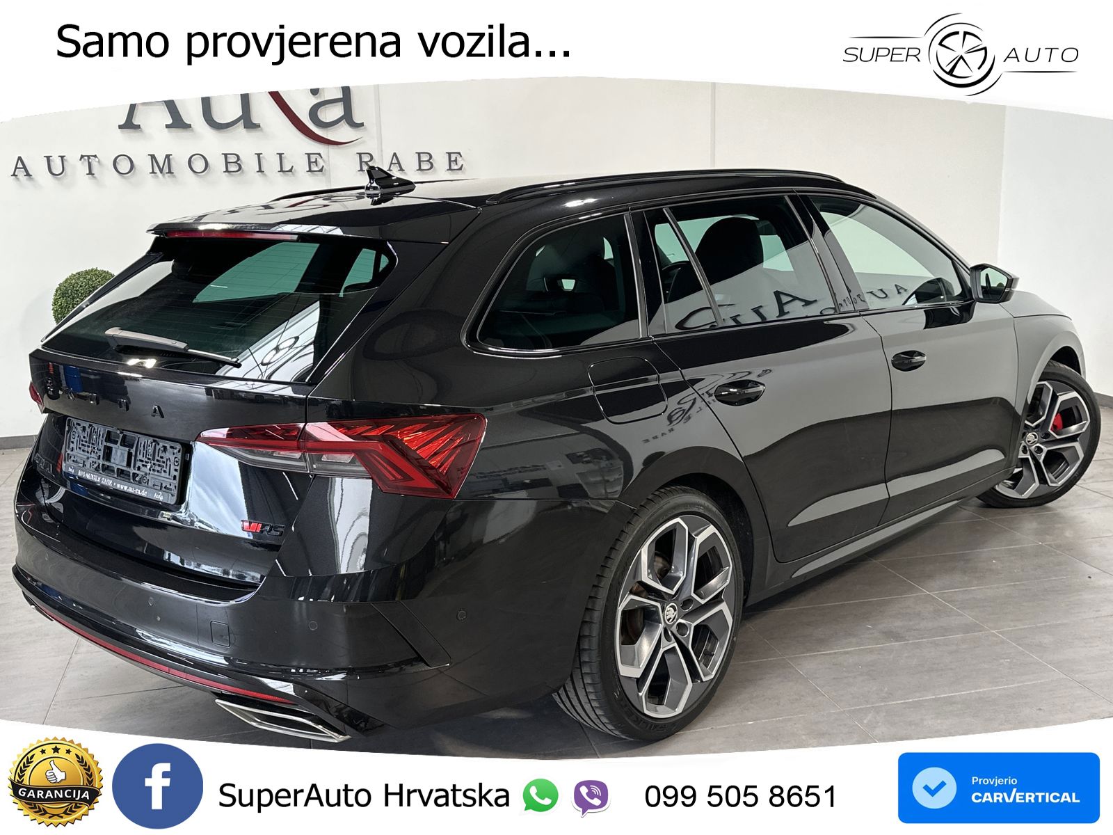 Škoda Octavia Combi RS 2.0 TDI (200 KS) DSG LED+GR SJED+ACC