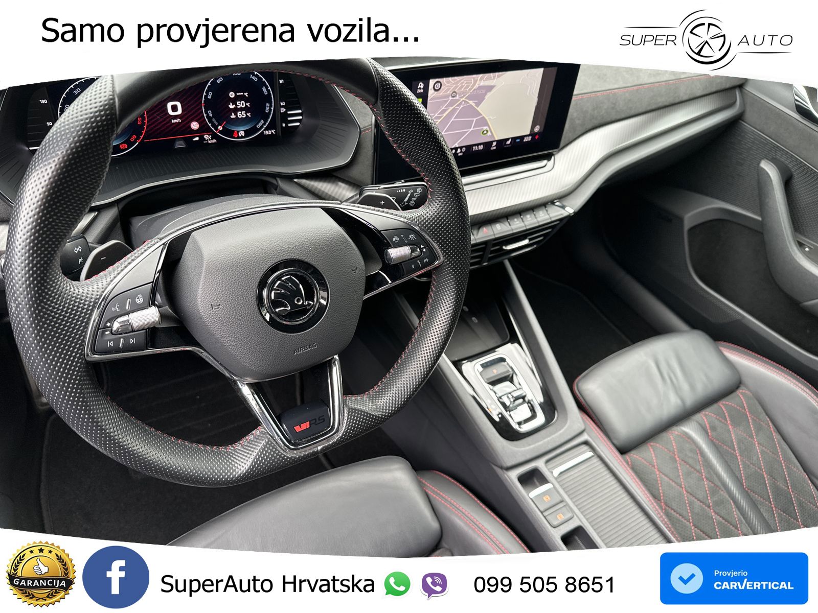 Škoda Octavia Combi RS 2.0 TDI (200 KS) DSG LED+GR SJED+ACC