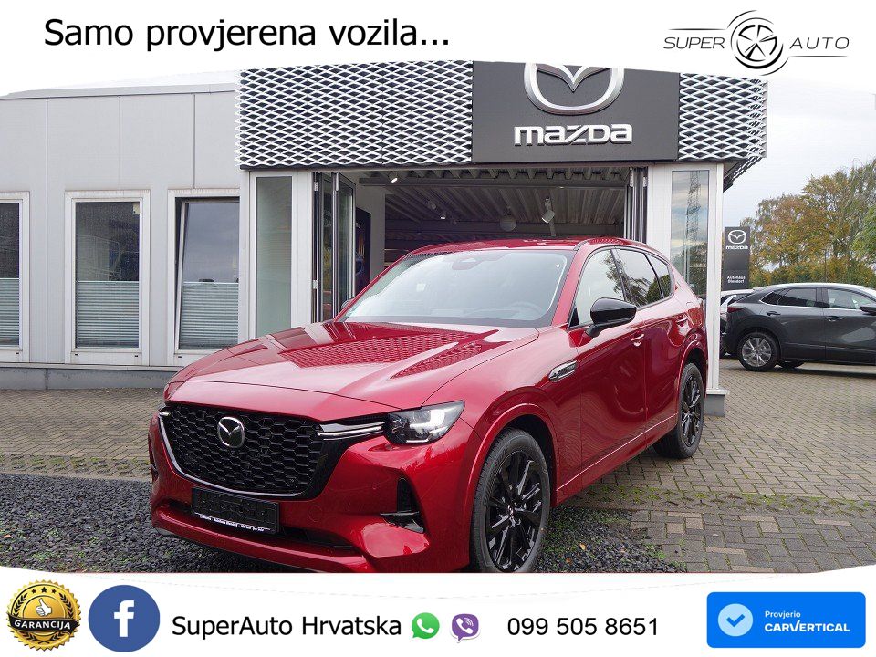 Mazda CX-60 3.3 e-Skyactiv D (254 KS) AWD Automatic ACC+HEAD+4xGR SJED+360+PANO