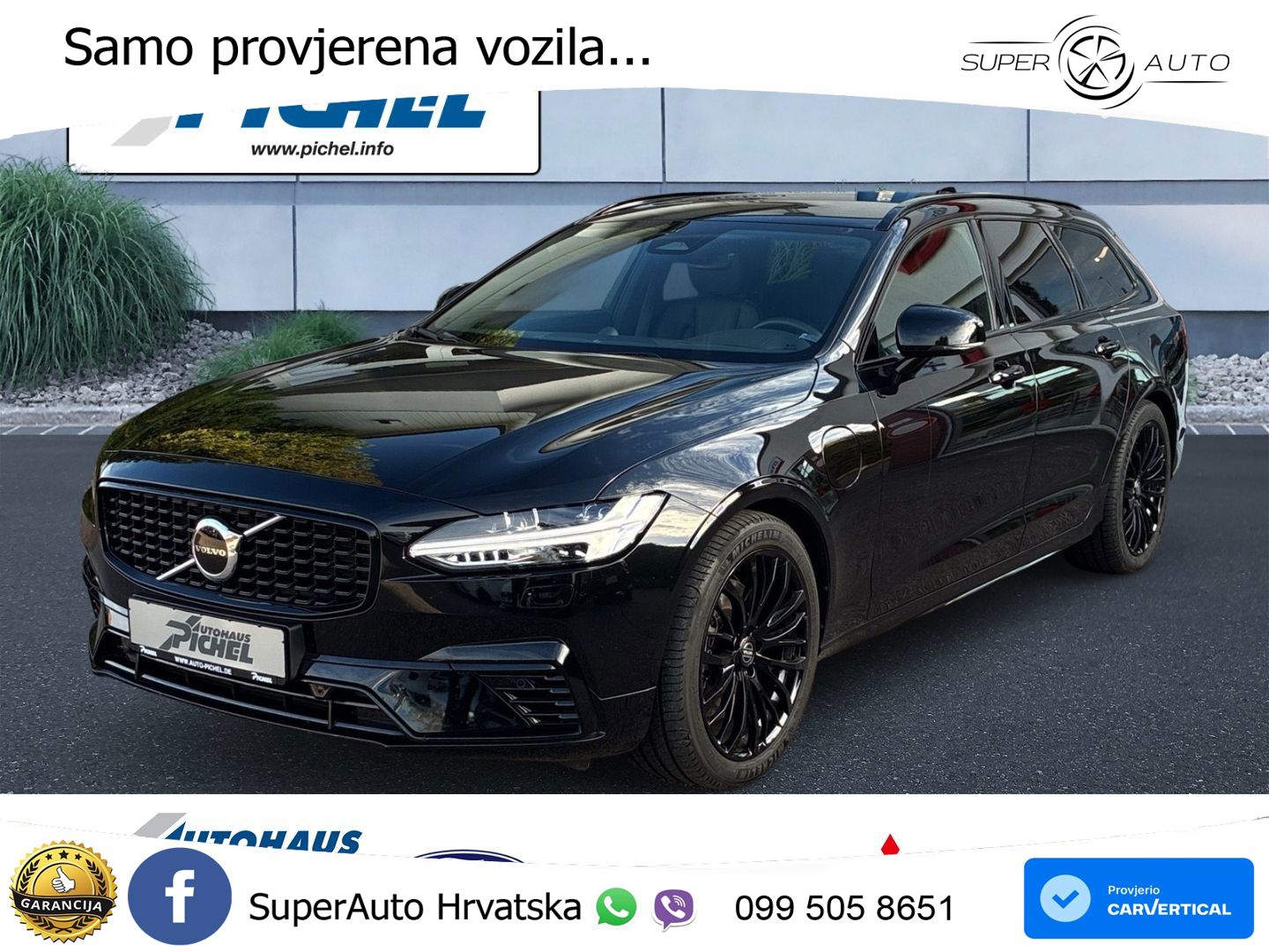 Volvo V90 Recharge T8 AWD Geartronic LED+GR SJED+ACC