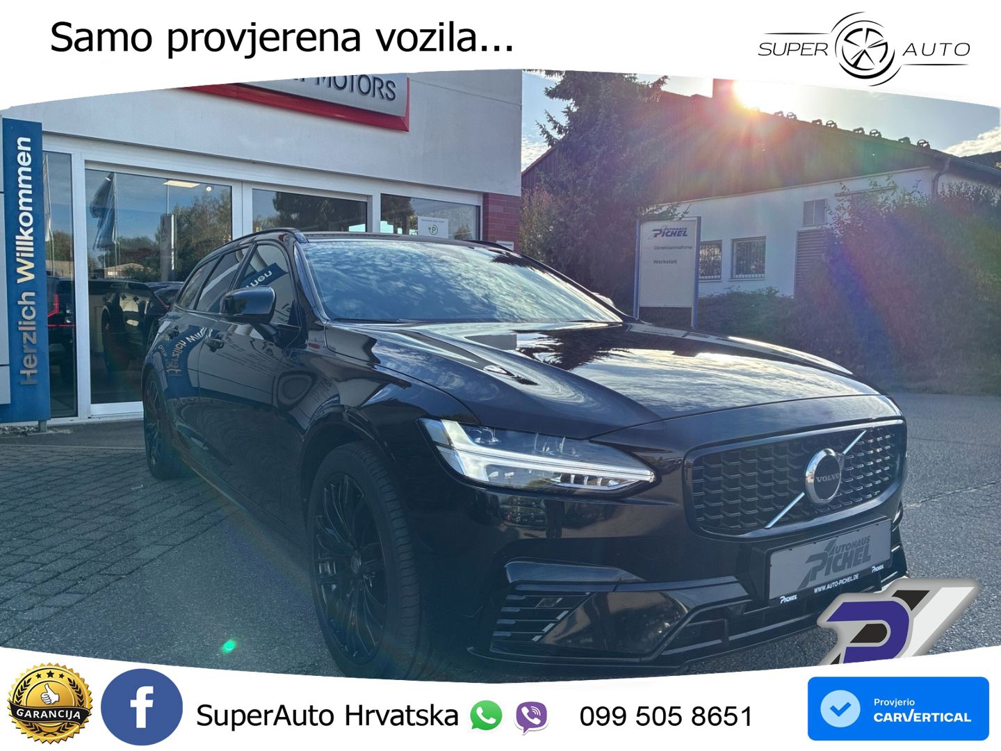 Volvo V90 Recharge T8 AWD Geartronic LED+GR SJED+ACC
