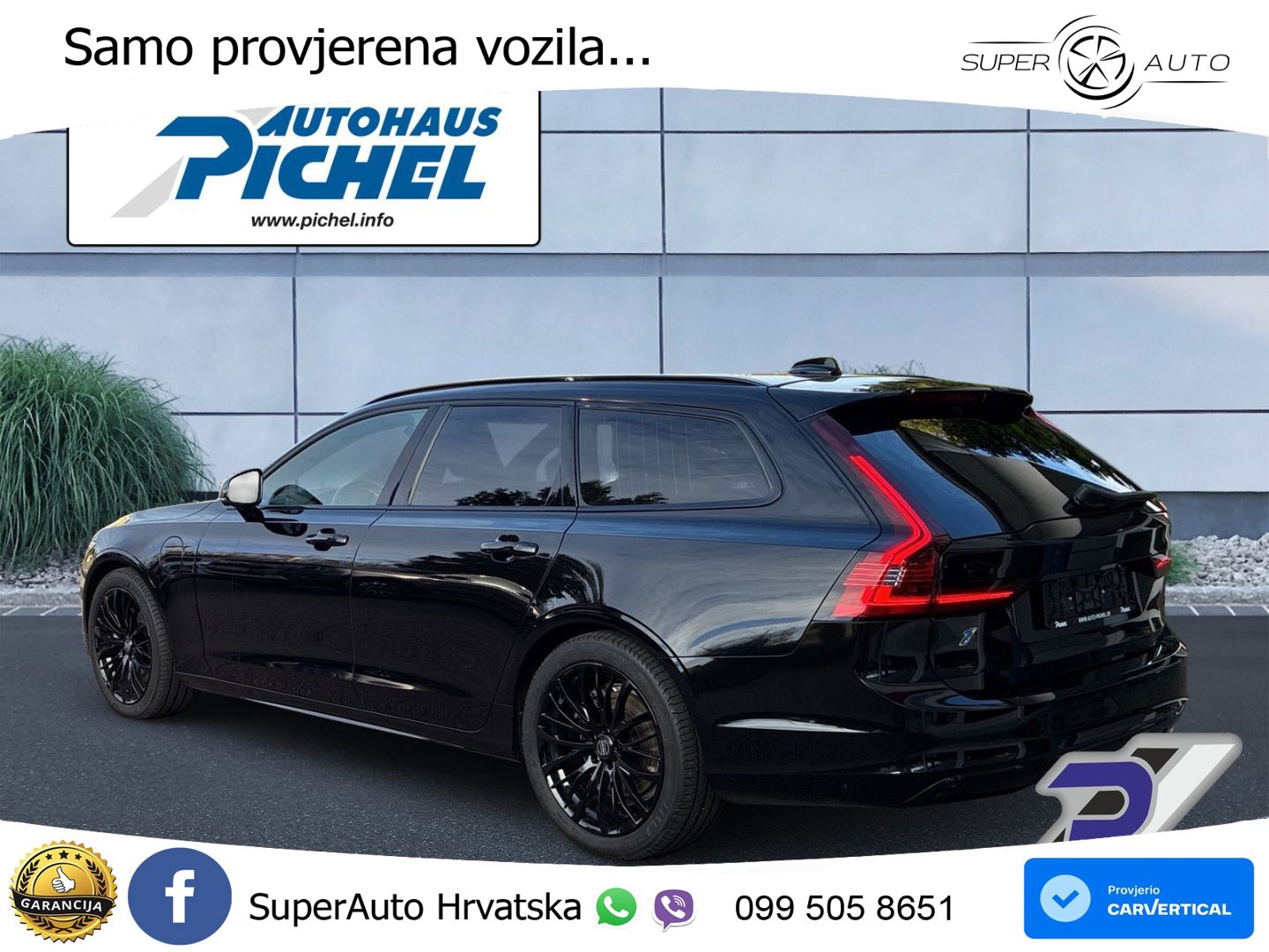 Volvo V90 Recharge T8 AWD Geartronic LED+GR SJED+ACC