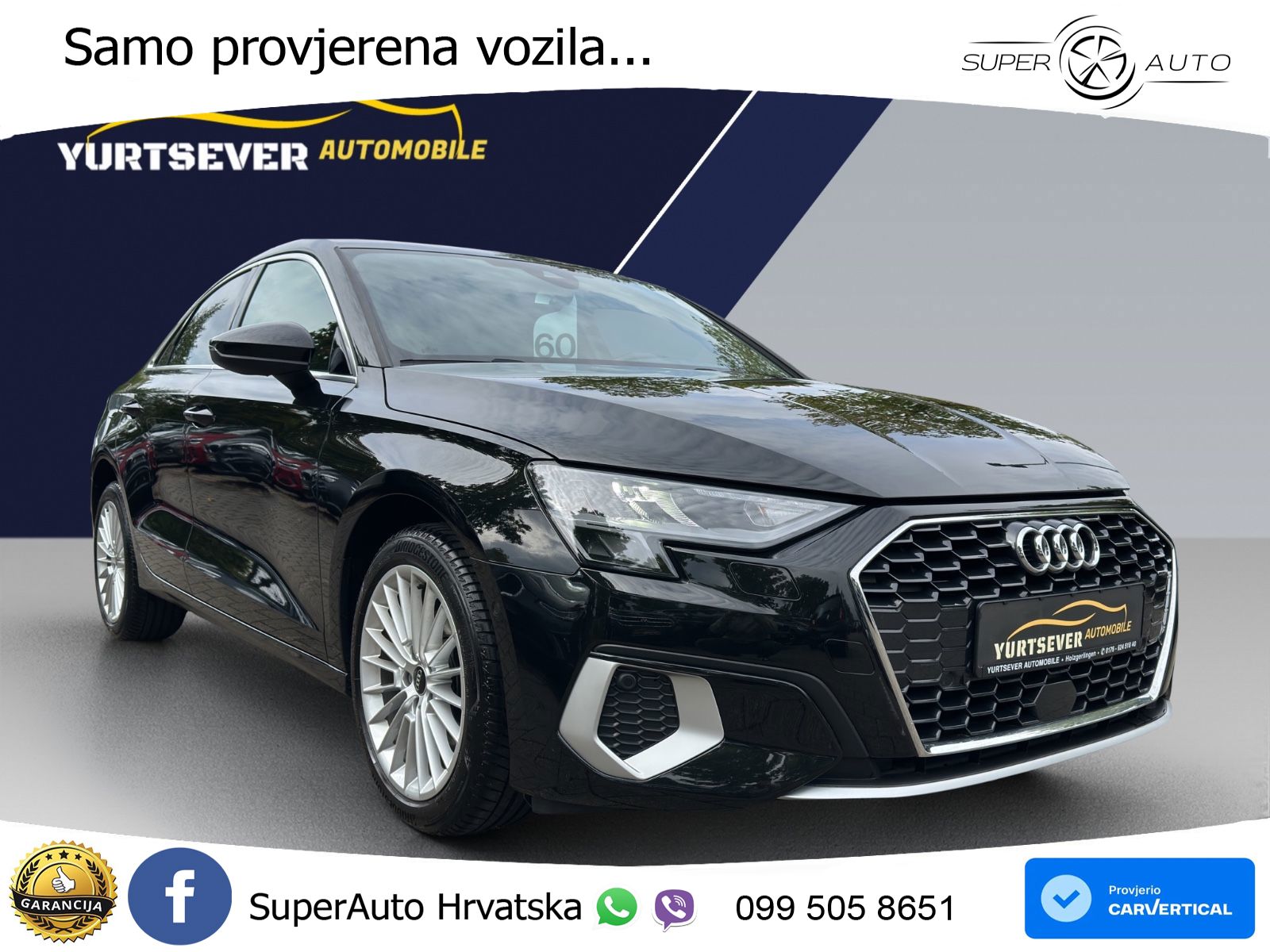 Audi A3 Limuzina 35 TDI (150 KS) S tronic LED+GR SJED+ACC