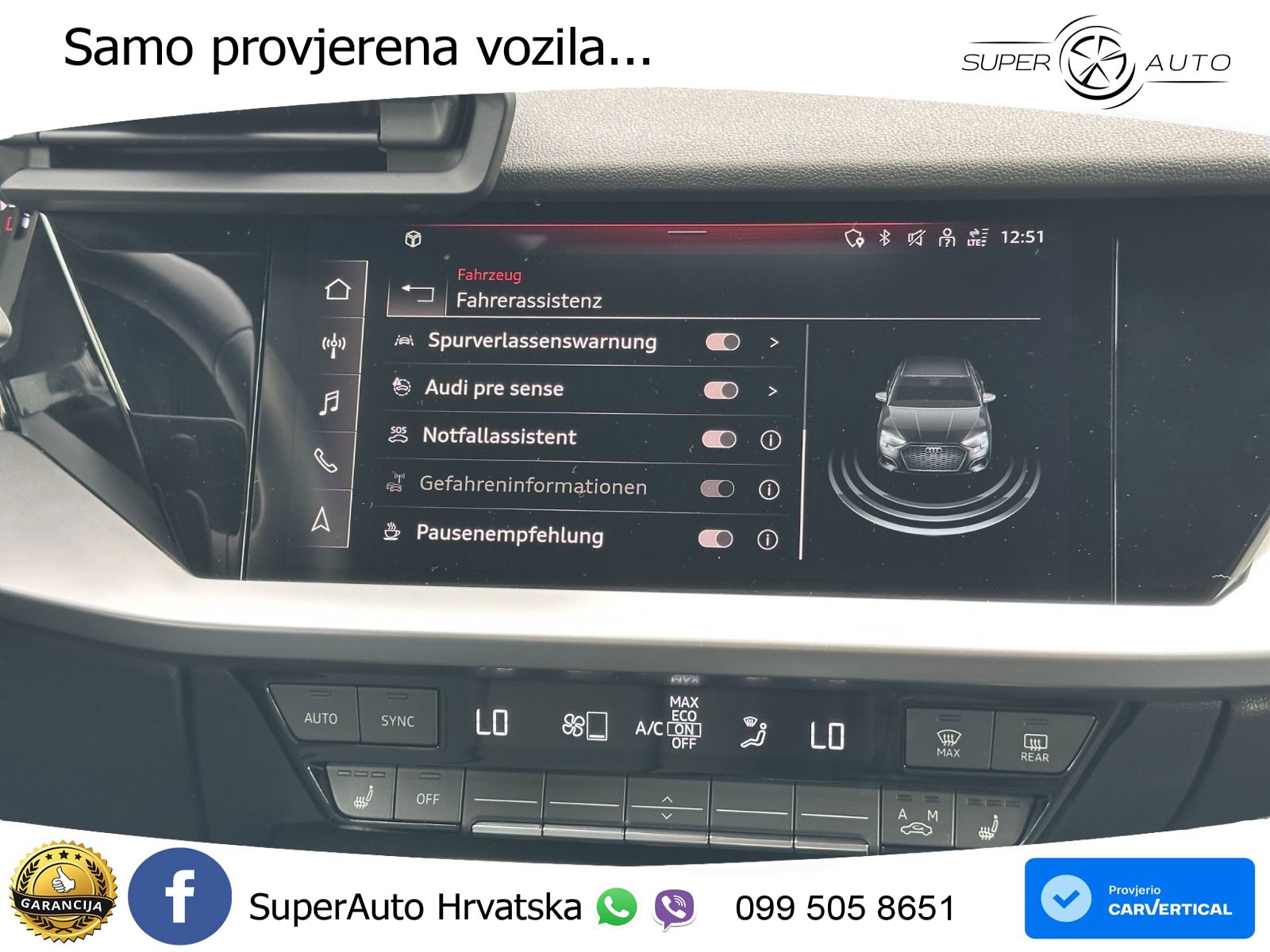 Audi A3 Limuzina 35 TDI (150 KS) S tronic LED+GR SJED+ACC