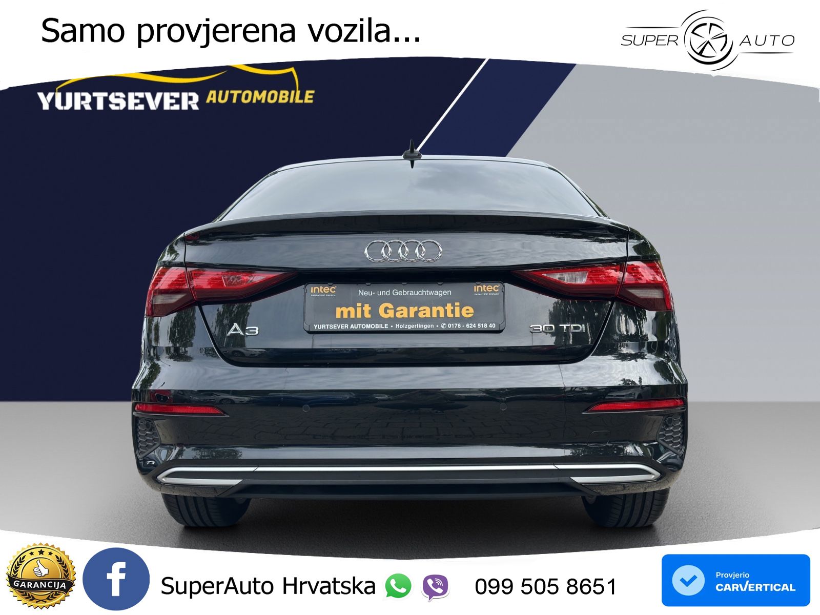 Audi A3 Limuzina 35 TDI (150 KS) S tronic LED+GR SJED+ACC