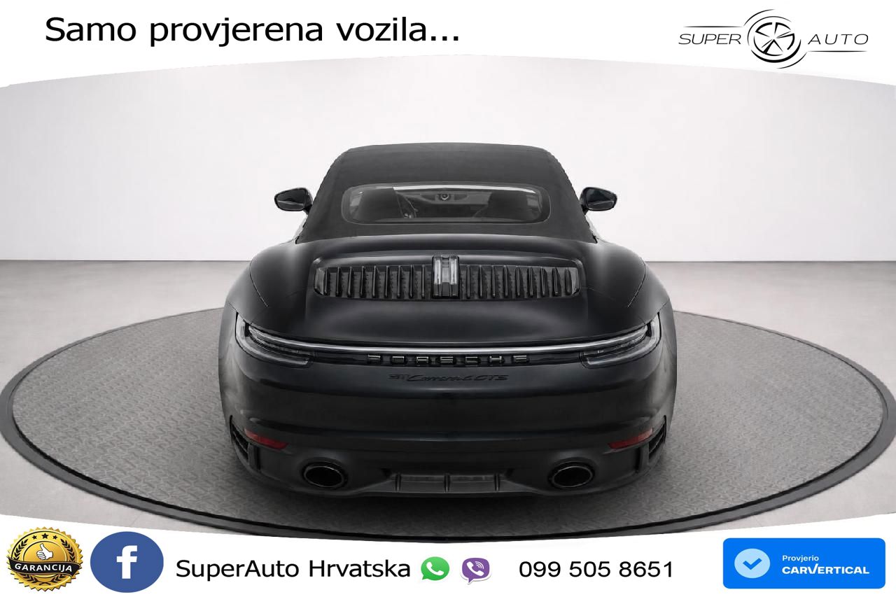 Porsche 911 Carrera 4 GTS Cabriolet 3.0 (480 KS) PDK MATRIX+GR SJED+KAM