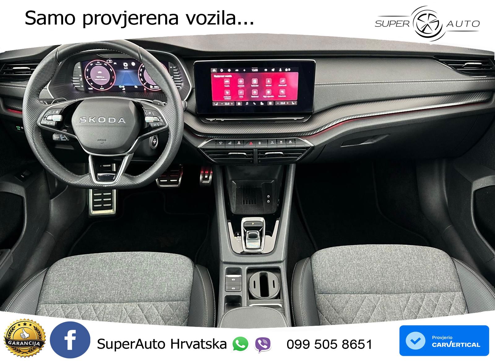 Škoda Octavia Combi 1.5 TSI (150 KS) DSG SportLine MATRIX+GR SJED+KAM