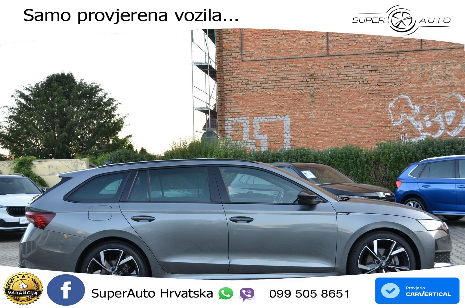 Škoda Octavia Combi 1.5 TSI (150 KS) DSG SportLine MATRIX+GR SJED+KAM