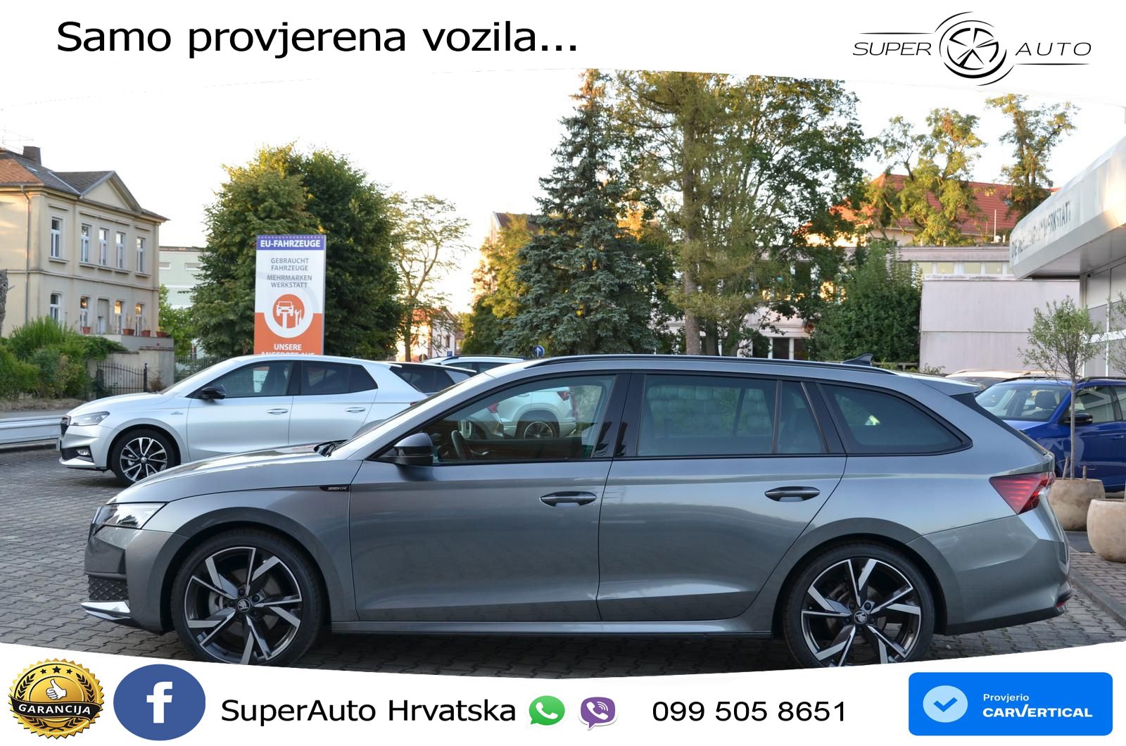 Škoda Octavia Combi 1.5 TSI (150 KS) DSG SportLine MATRIX+GR SJED+KAM