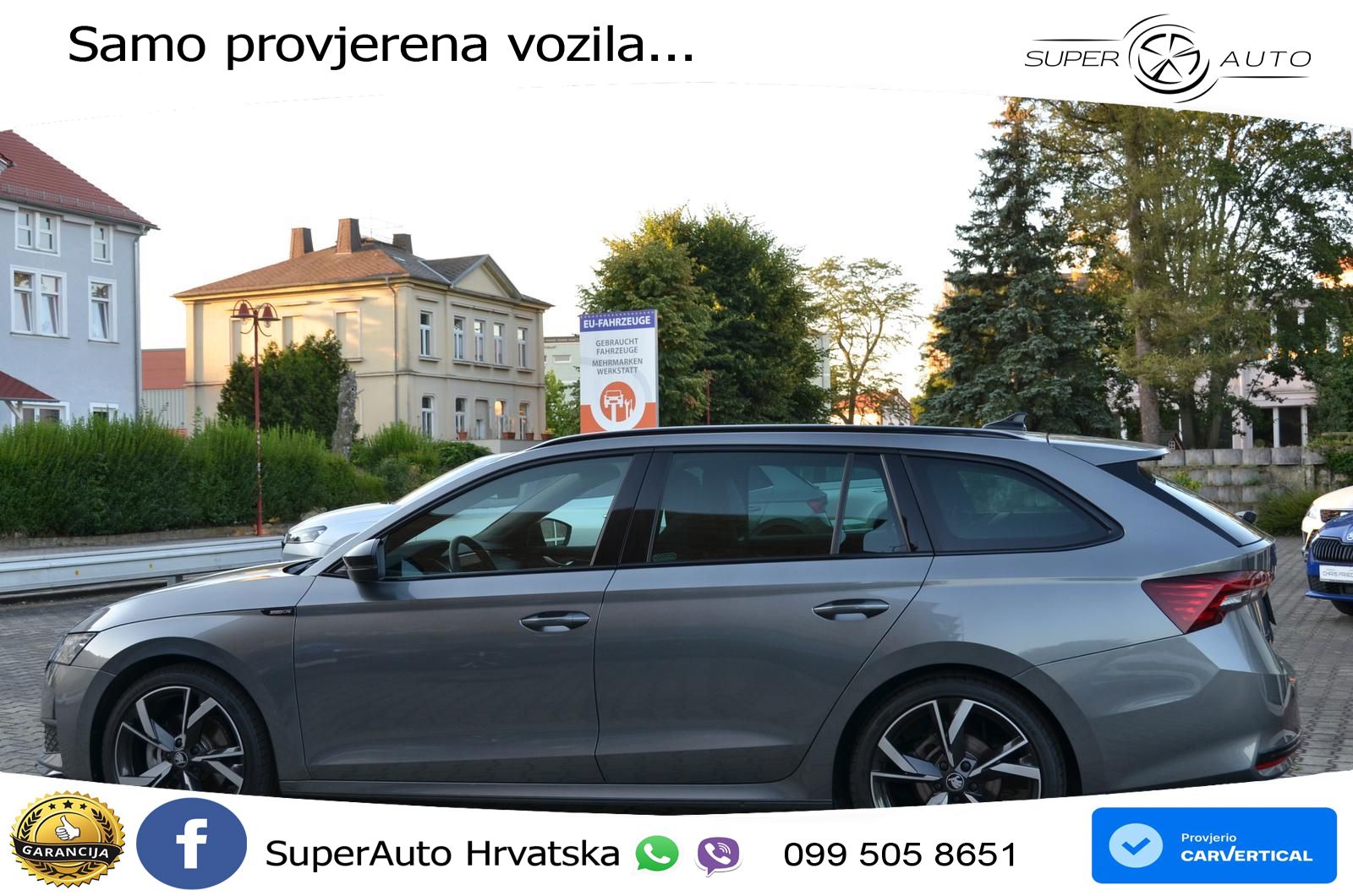 Škoda Octavia Combi 1.5 TSI (150 KS) DSG SportLine MATRIX+GR SJED+KAM