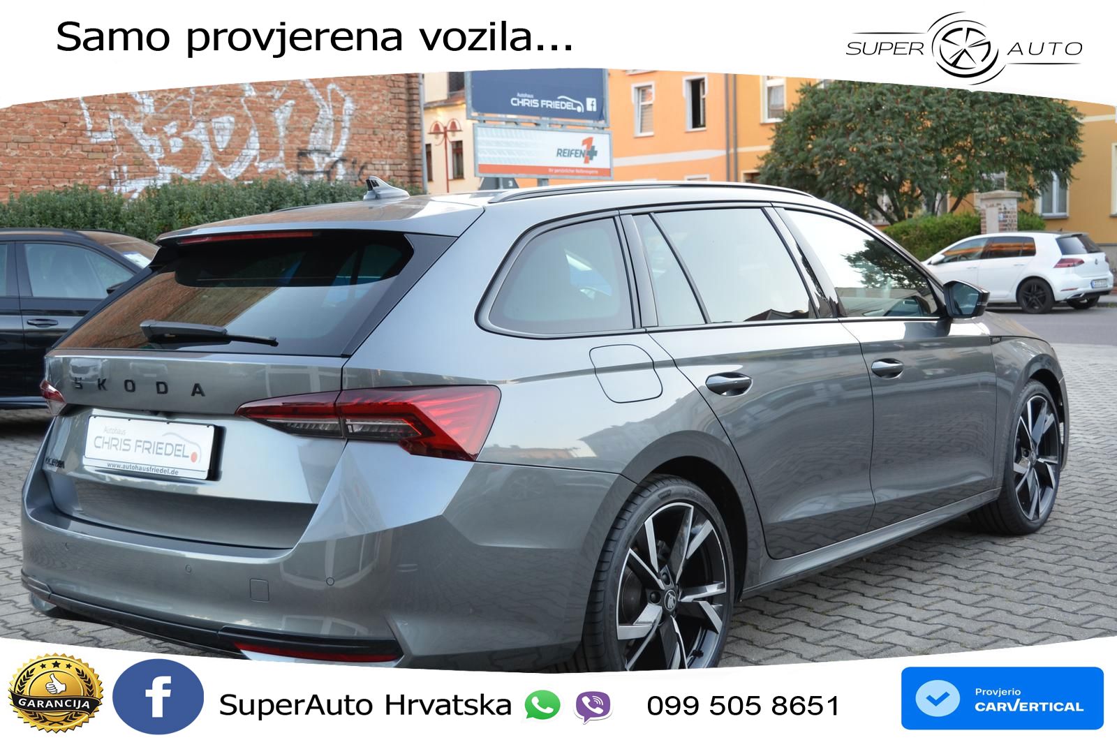 Škoda Octavia Combi 1.5 TSI (150 KS) DSG SportLine MATRIX+GR SJED+KAM