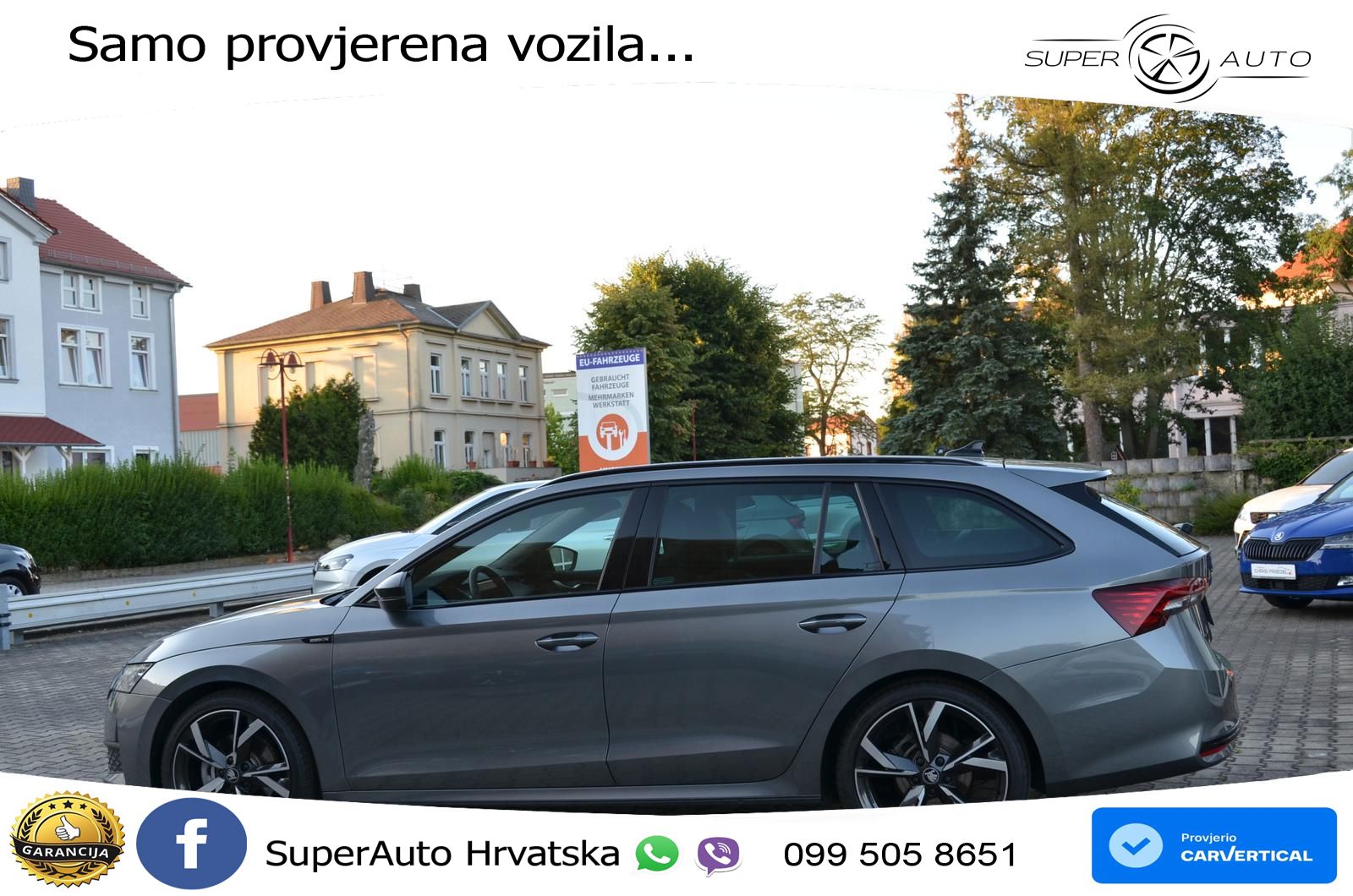 Škoda Octavia Combi 1.5 TSI (150 KS) DSG SportLine MATRIX+GR SJED+KAM