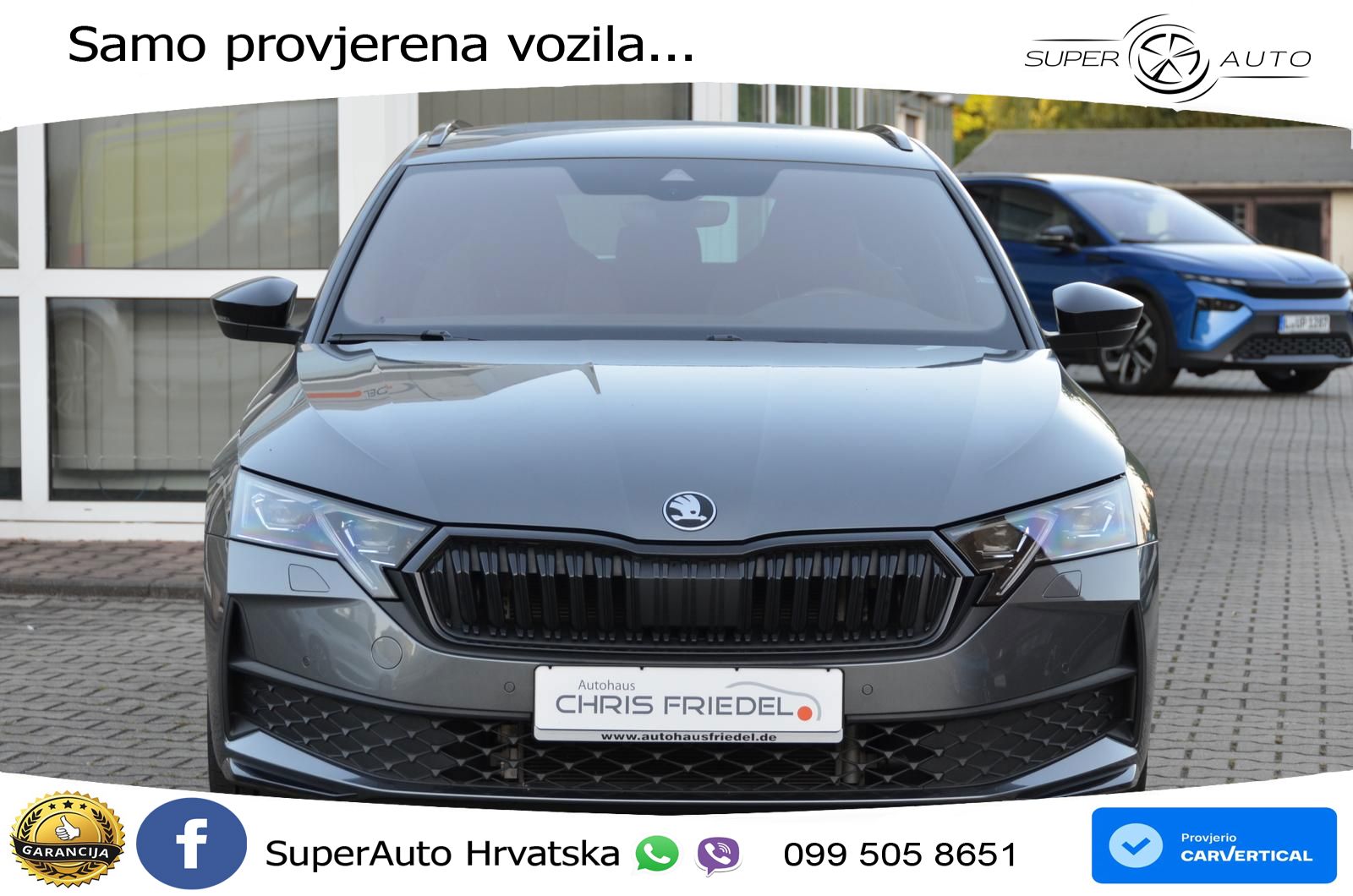 Škoda Octavia Combi 1.5 TSI (150 KS) DSG SportLine MATRIX+GR SJED+KAM