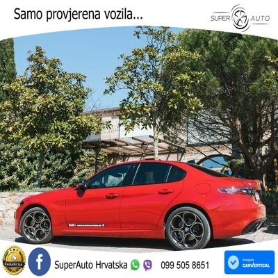 Alfa Romeo Giulia 2.0 Turbo (280 KS) Q4 Automatic LED+GR SJED+ACC