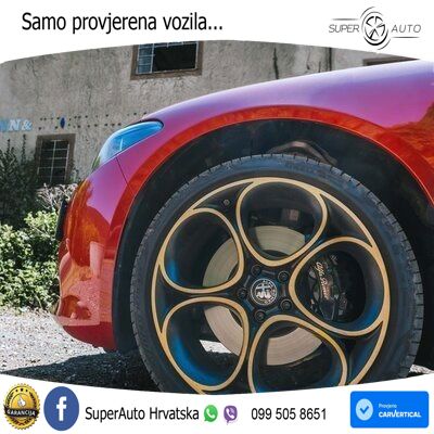 Alfa Romeo Giulia 2.0 Turbo (280 KS) Q4 Automatic LED+GR SJED+ACC