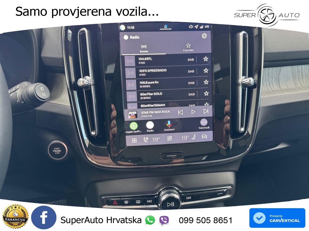 Volvo XC40 2.0 B3 163 KS Automatic ACC+GR SJED+360+PANO