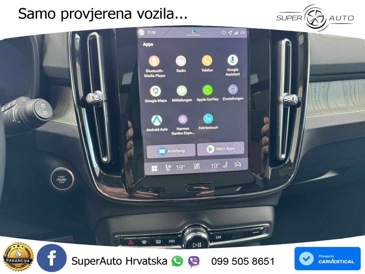 Volvo XC40 2.0 B3 163 KS Automatic ACC+GR SJED+360+PANO