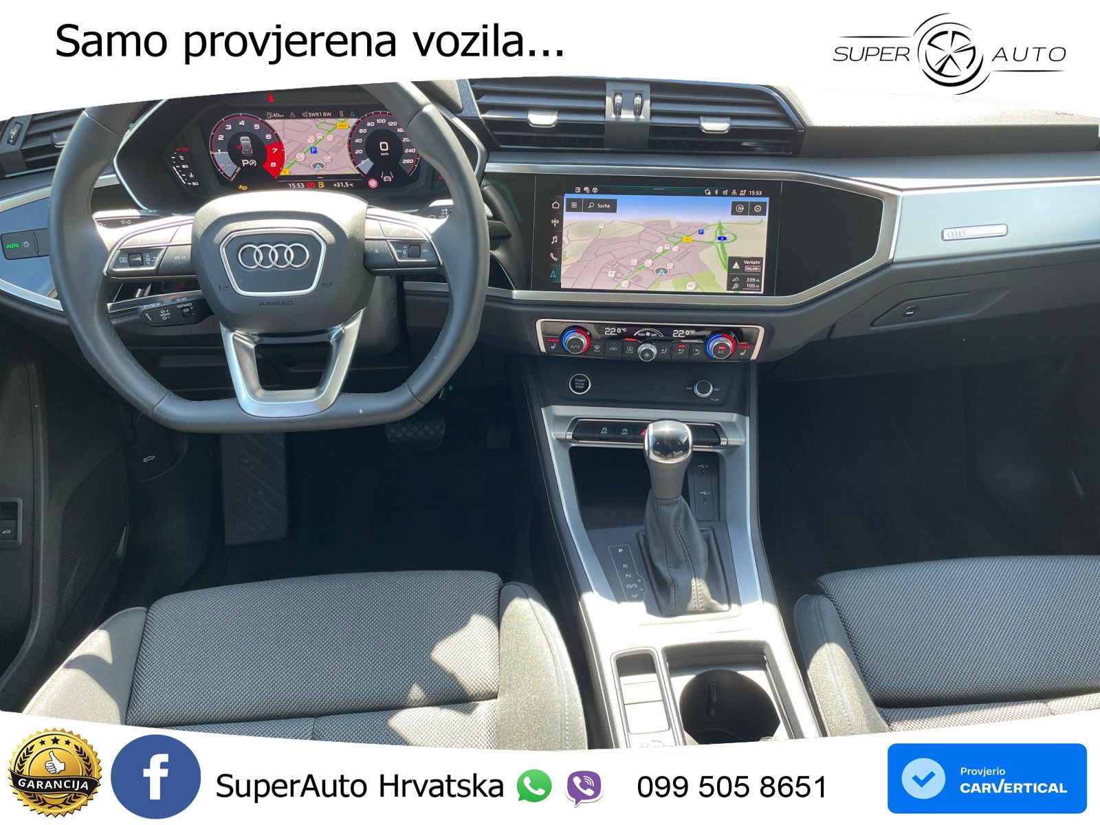 Audi Q3 1.5 TFSI (150 KS) S tronic advanced LED+GR SJED+ACC