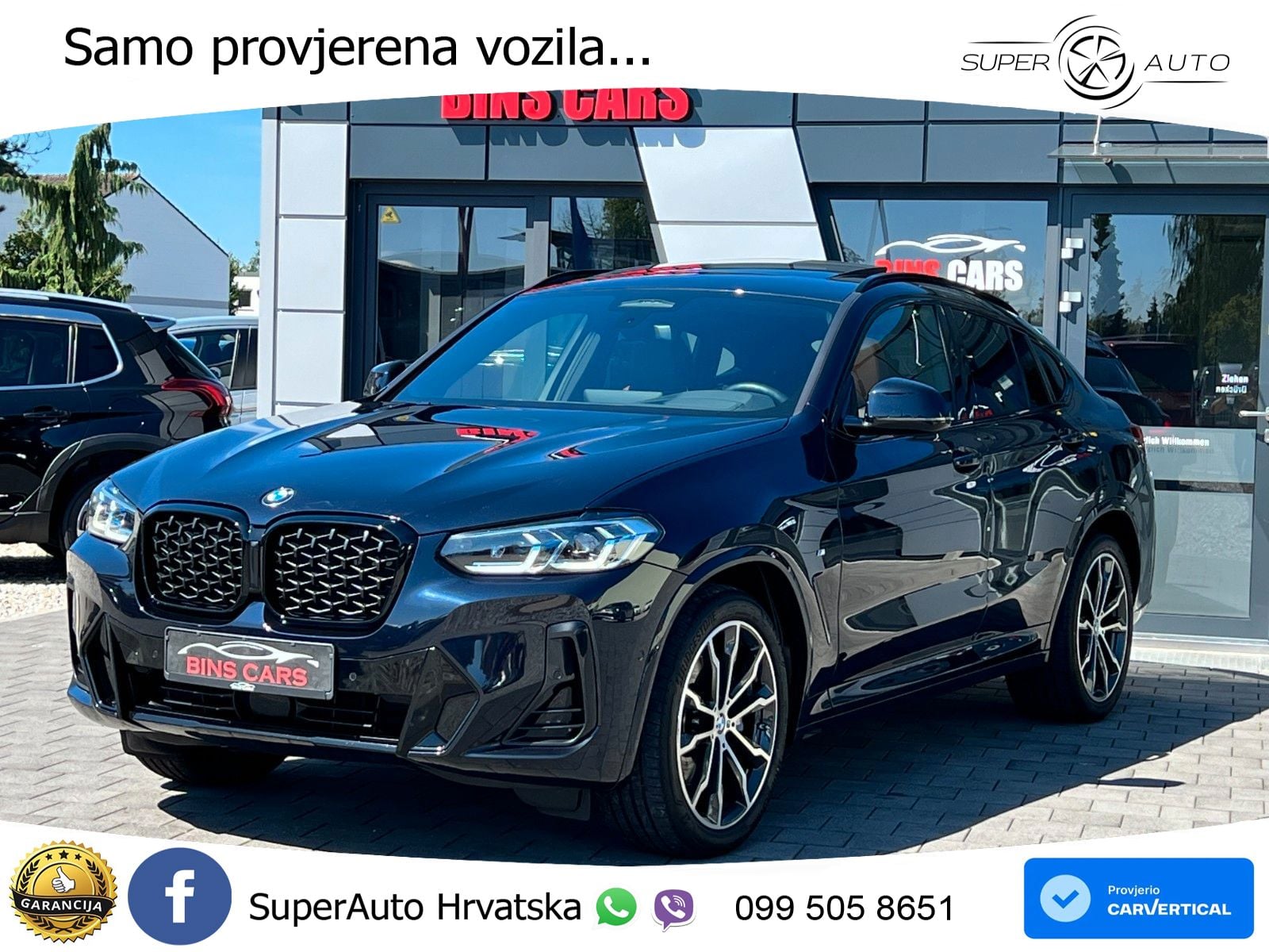 BMW X4 30d (286 KS) xDrive Steptronic M Sport ZRAČNI+ACC+GR SJED+KAM+PANO