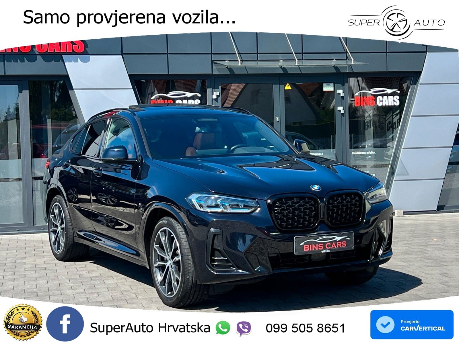 BMW X4 30d (286 KS) xDrive Steptronic M Sport ZRAČNI+ACC+GR SJED+KAM+PANO
